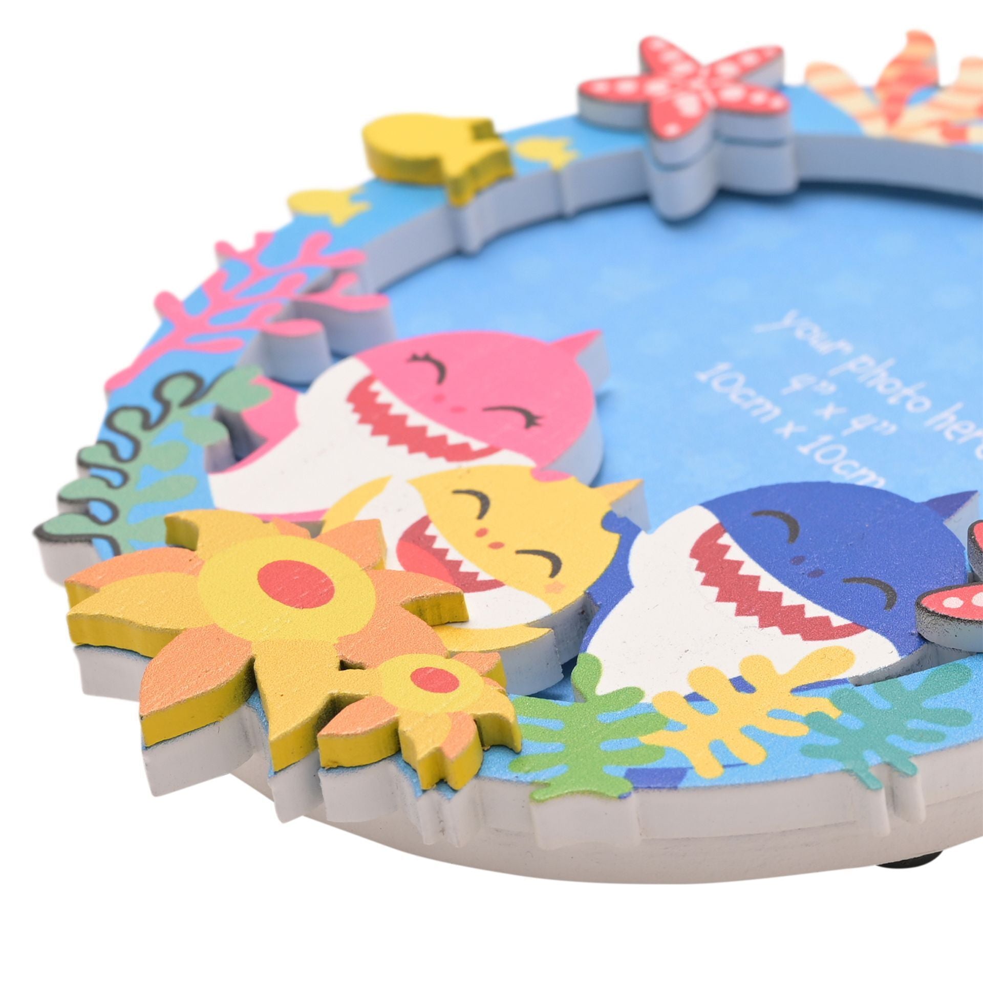 Baby Shark Wooden Photo Frame