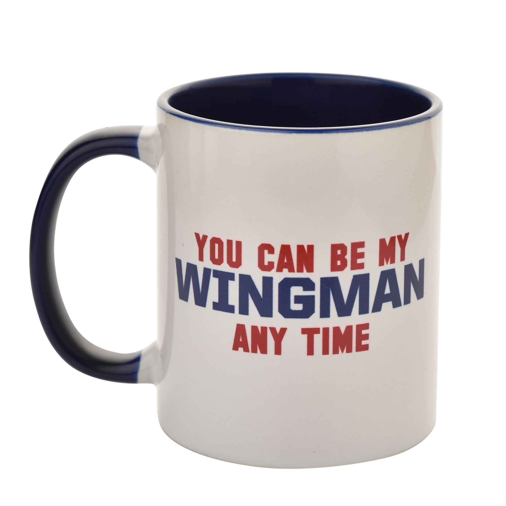 Top Gun Navy Blue Inside Mug 11oz 'You Can Be My Wingman'