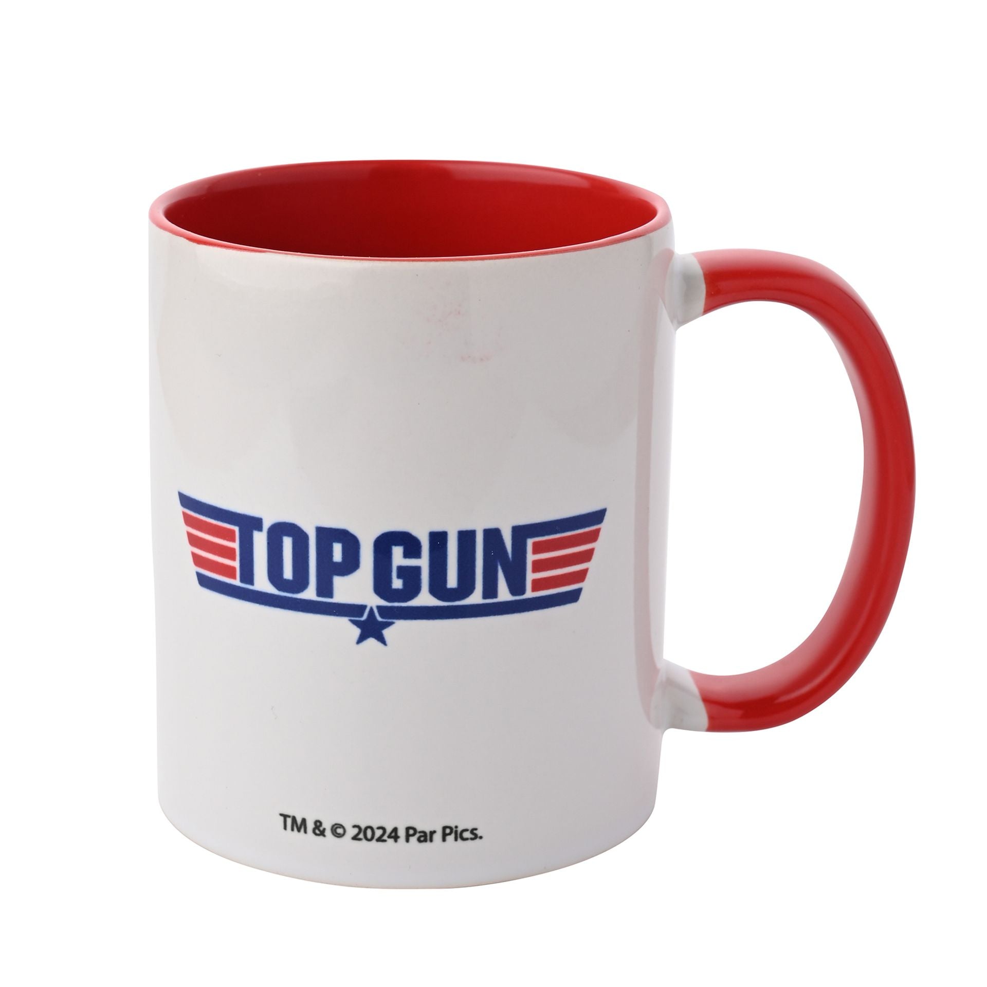 Top Gun Red Inside Mug 11oz 'Top Dad'