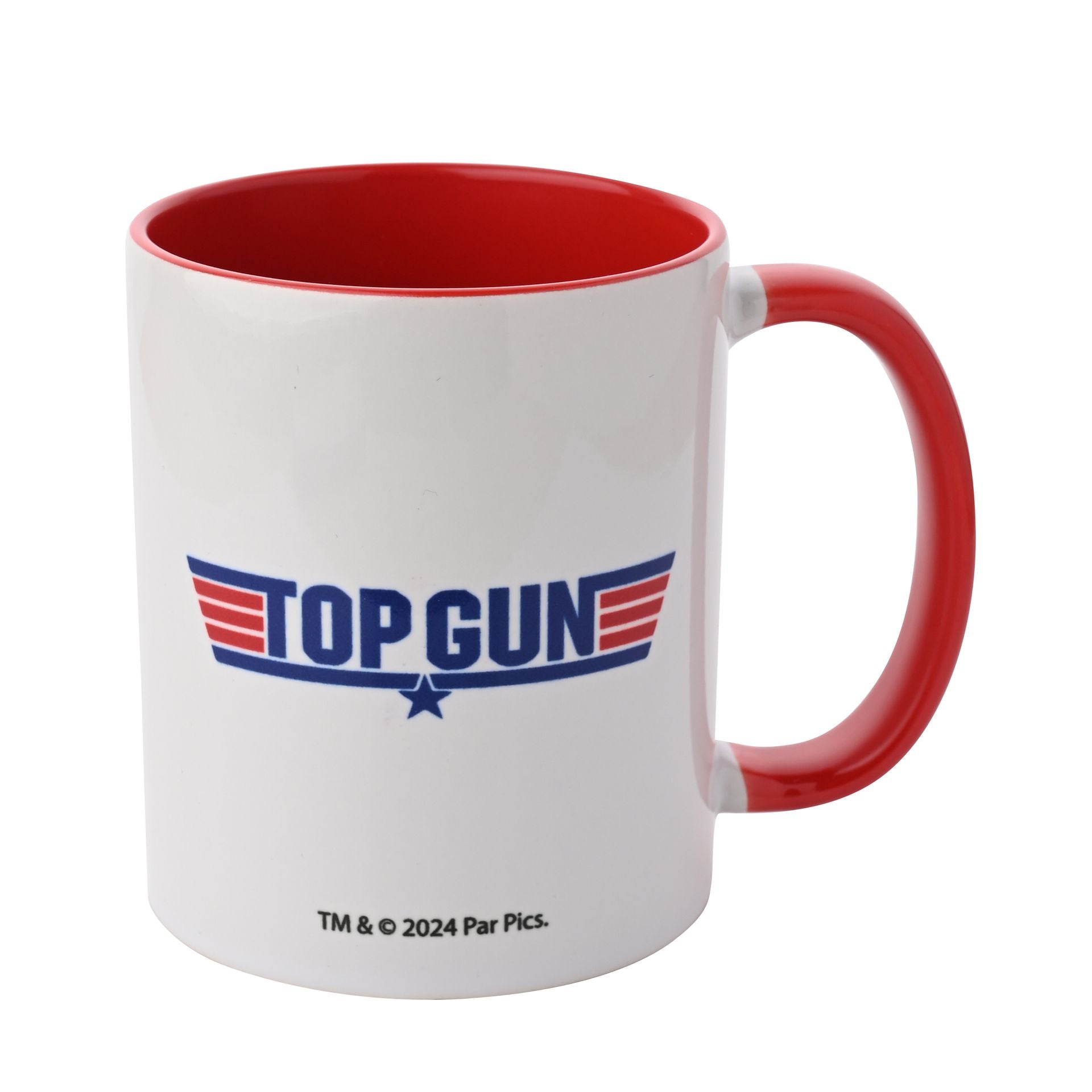 Top Gun Red Inside Mug 11oz 'Top G Dad'