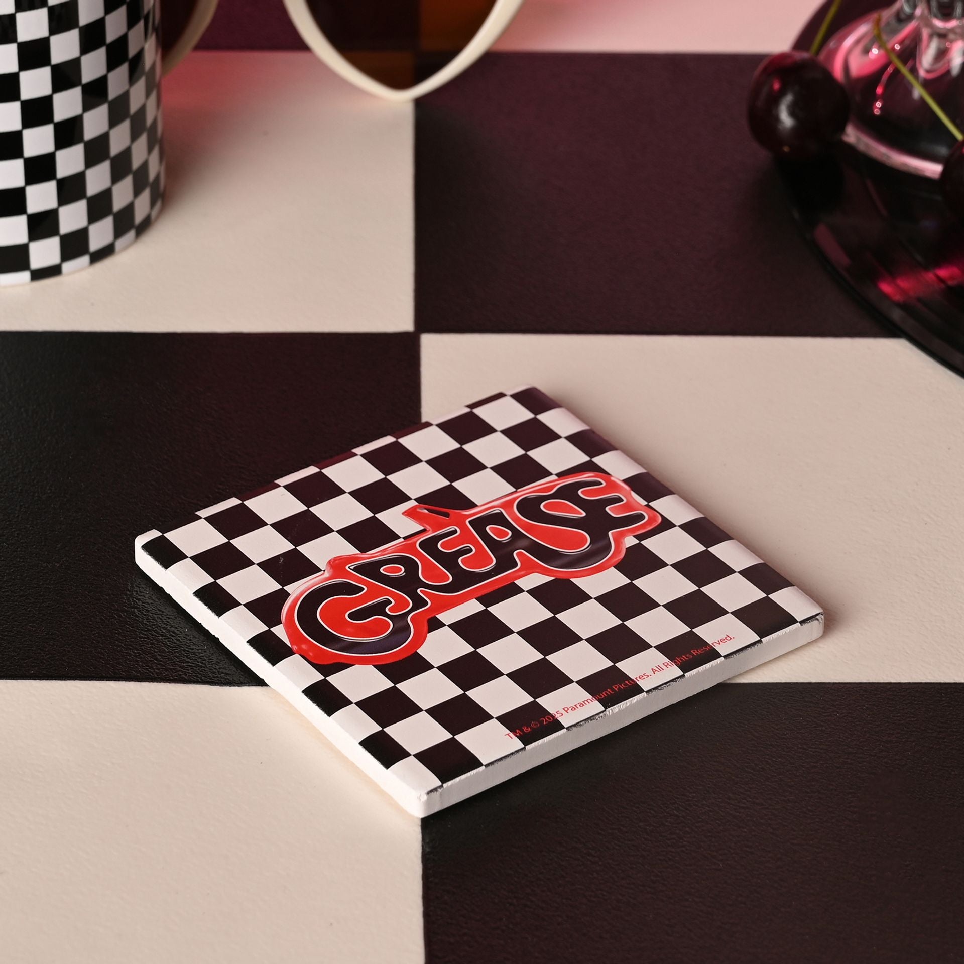 Fandomania Grease Checkerboard Coaster