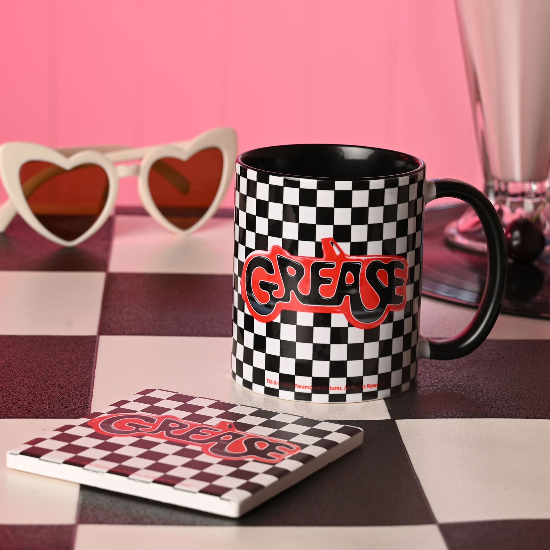 Fandomania Grease Checkerboard Coaster