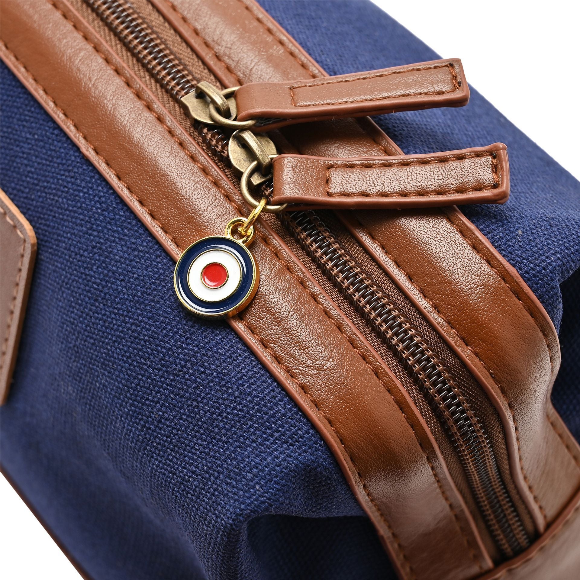 RAF Canvas & Faux Leather Washbag - Lancaster