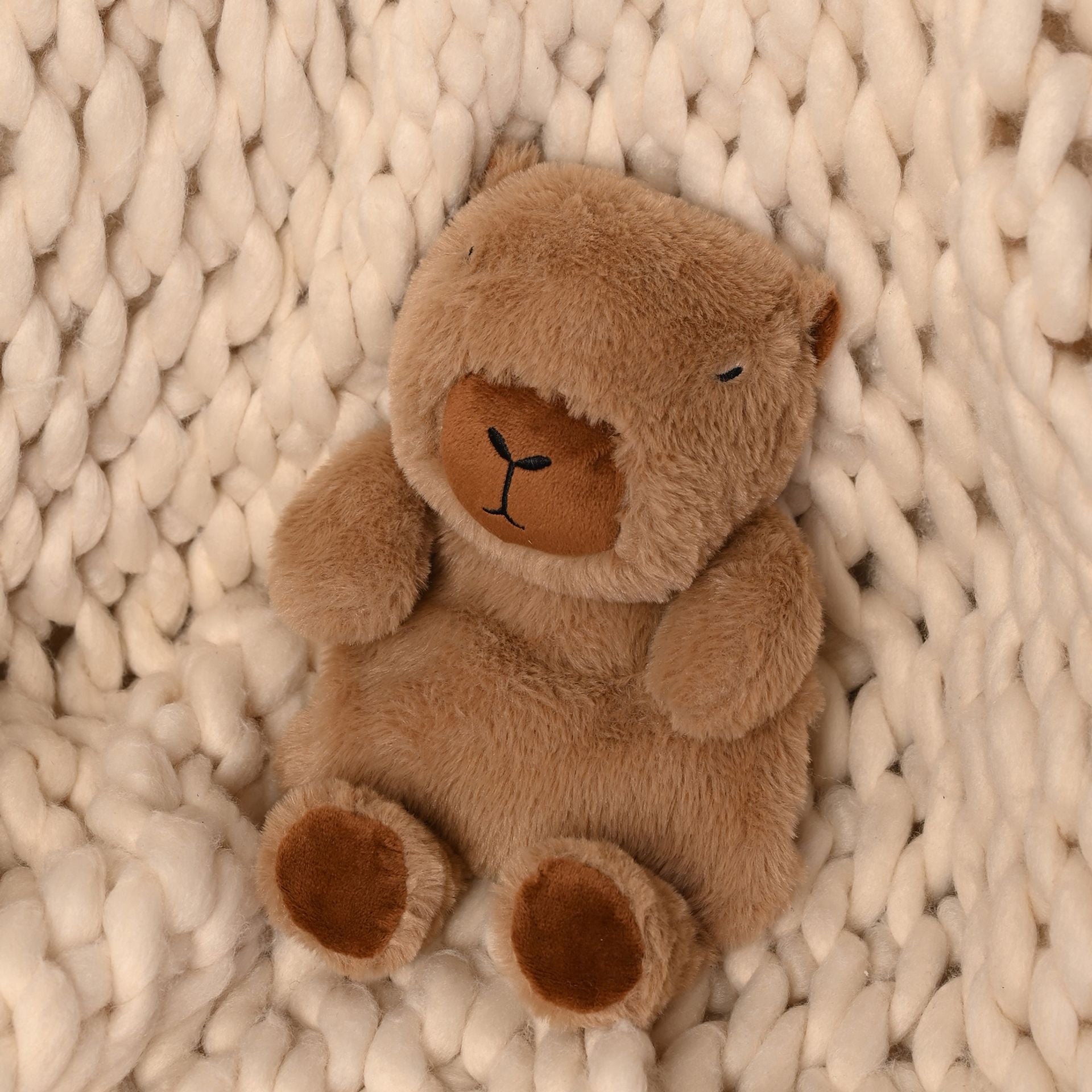 The Feel Good Club Capybara Cuddly Shaped Wheat Bag