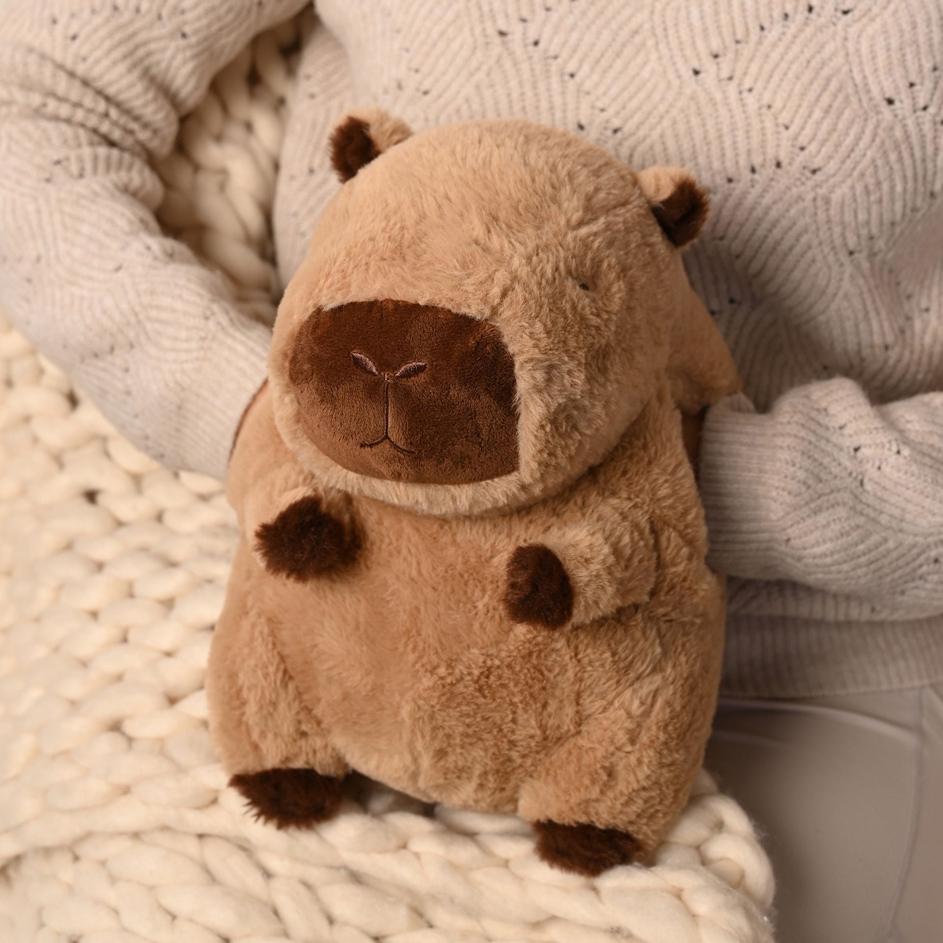 The Feel Good Club Capybara Cuddly Hand Warmer