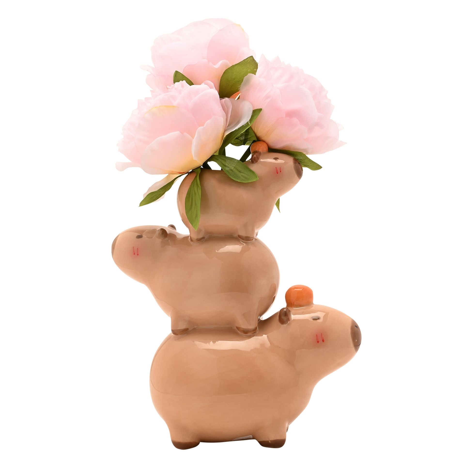 The Feel Good Club Capybara Stack Vase