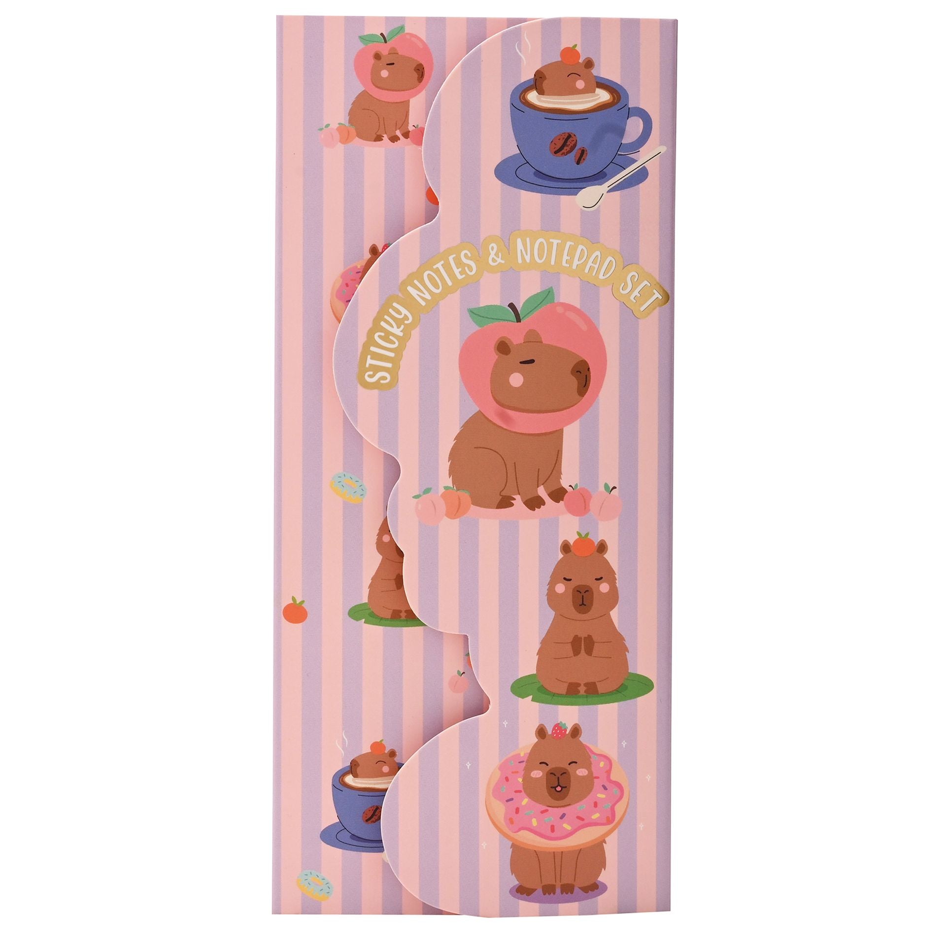 The Feel Good Club Capybara Sticky Notes Set