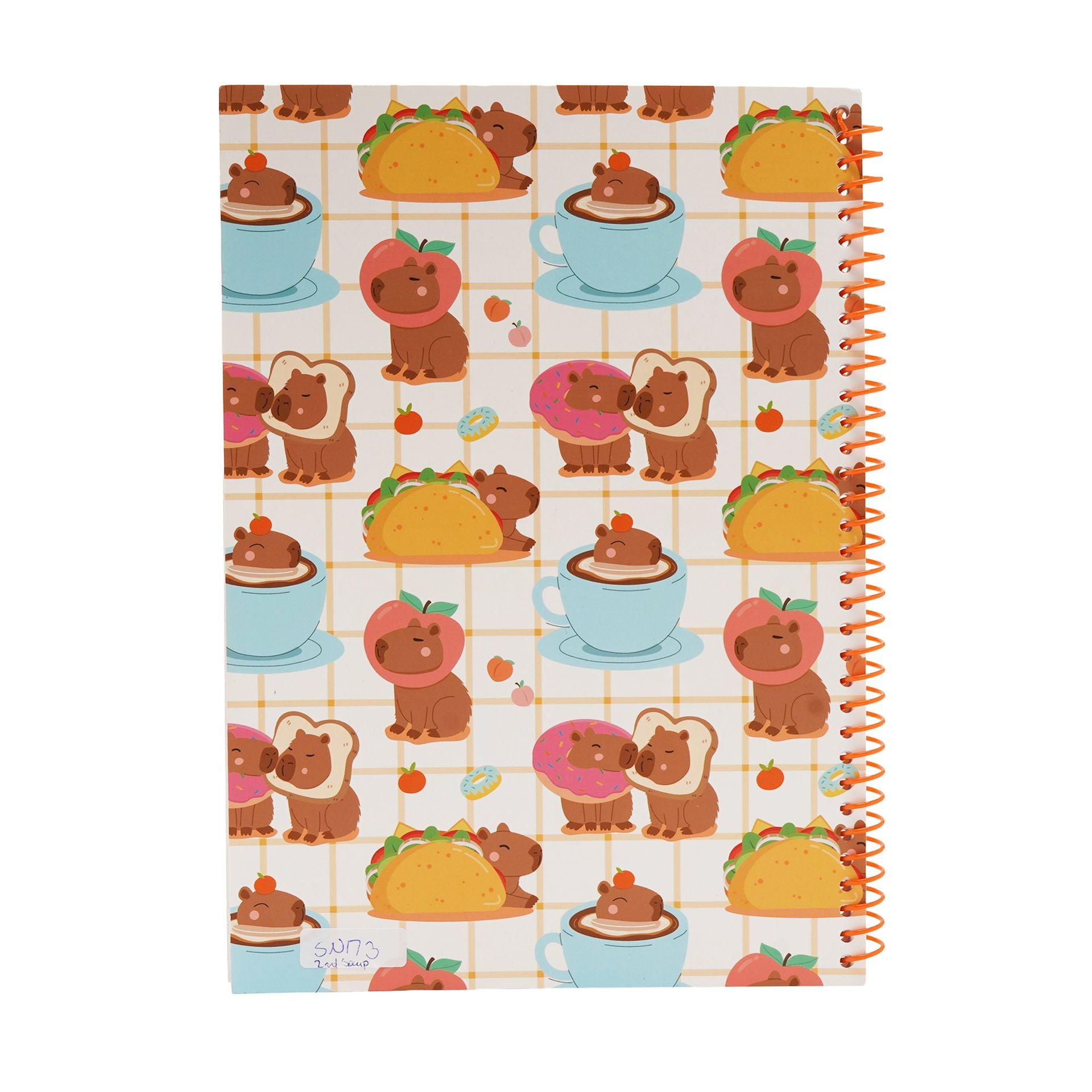 The Feel Good Club Capybara Spiral Soft Cover Notebook