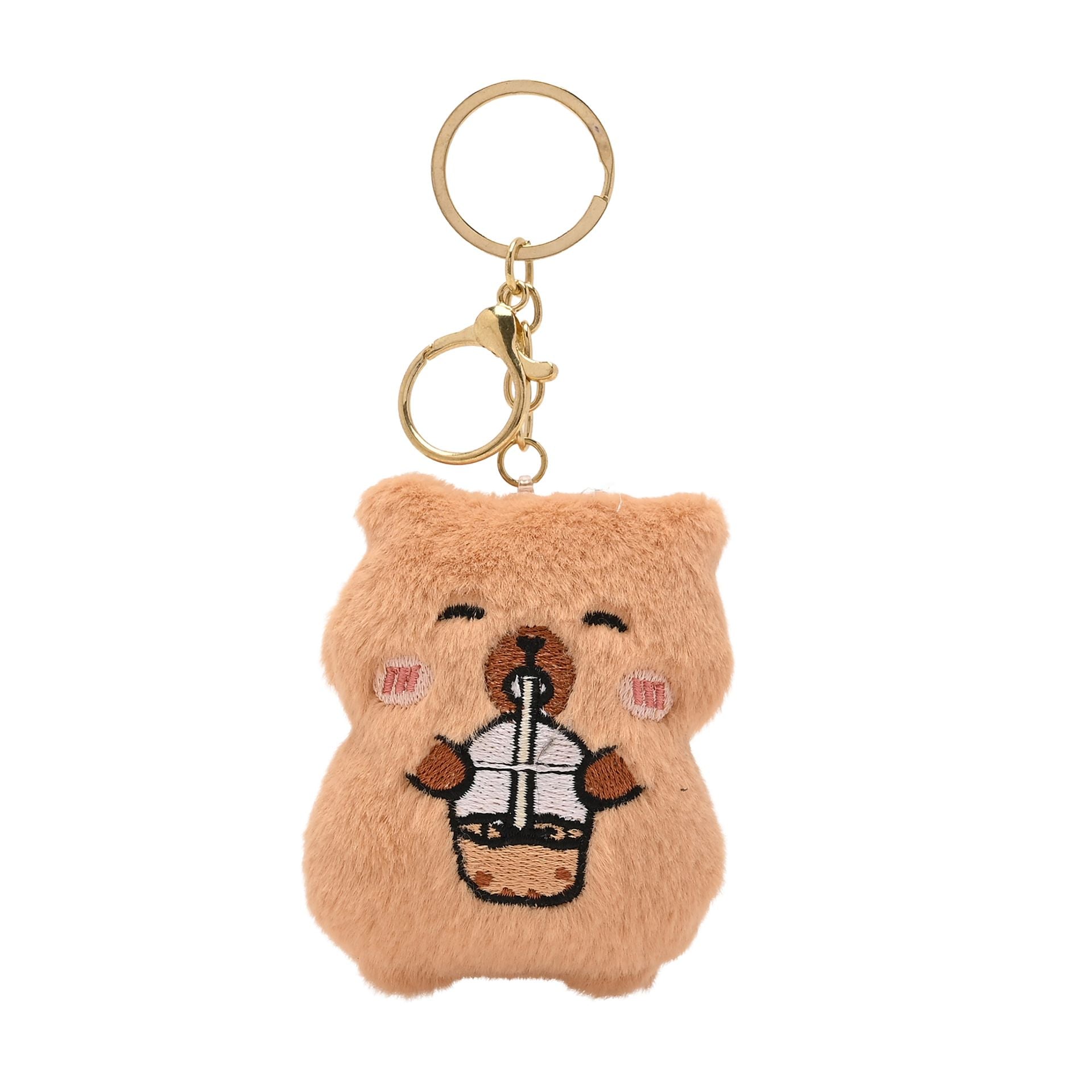The Feel Good Club Capybara Plush Keyring/Bag Charm
