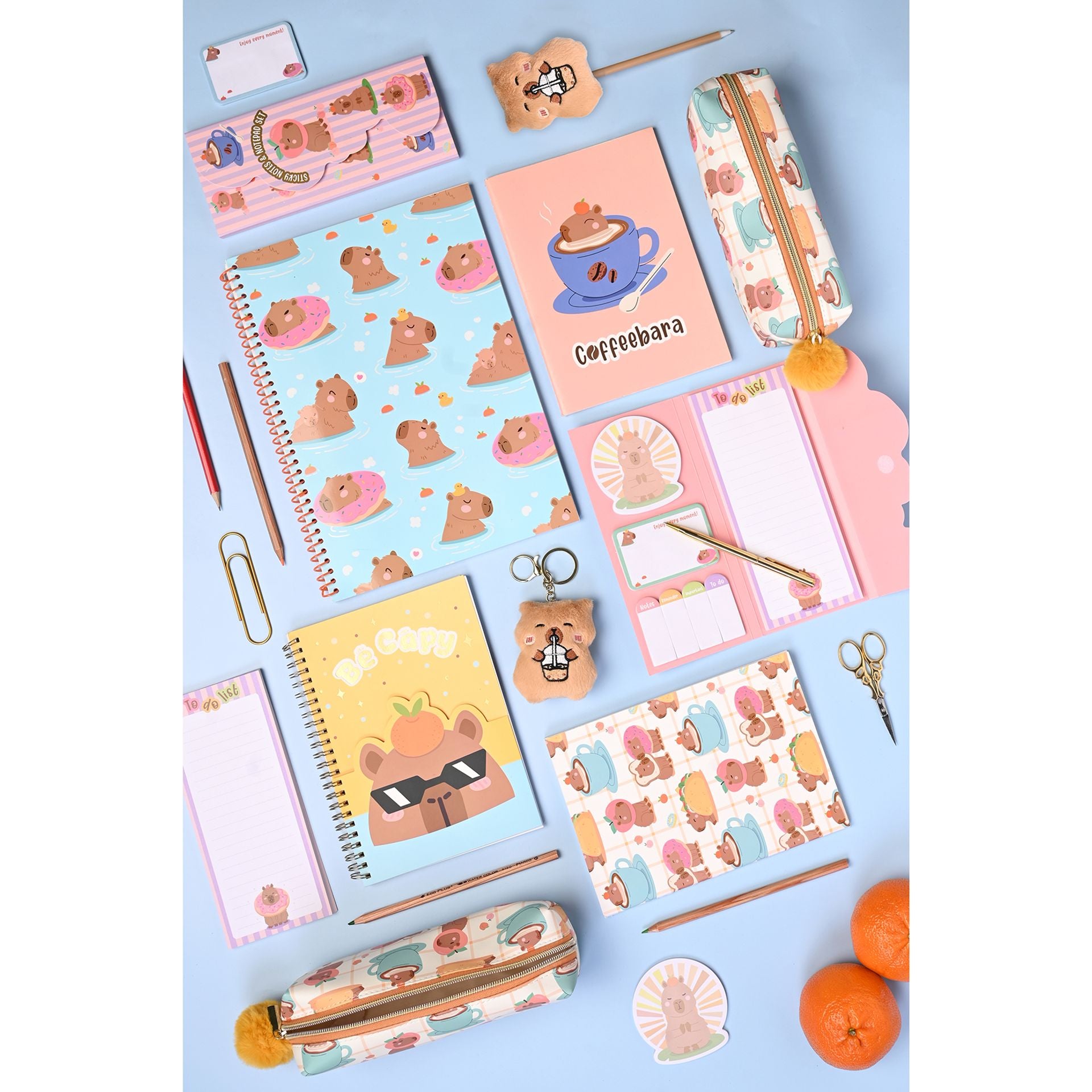 The Feel Good Club Capybara Plush Keyring/Bag Charm