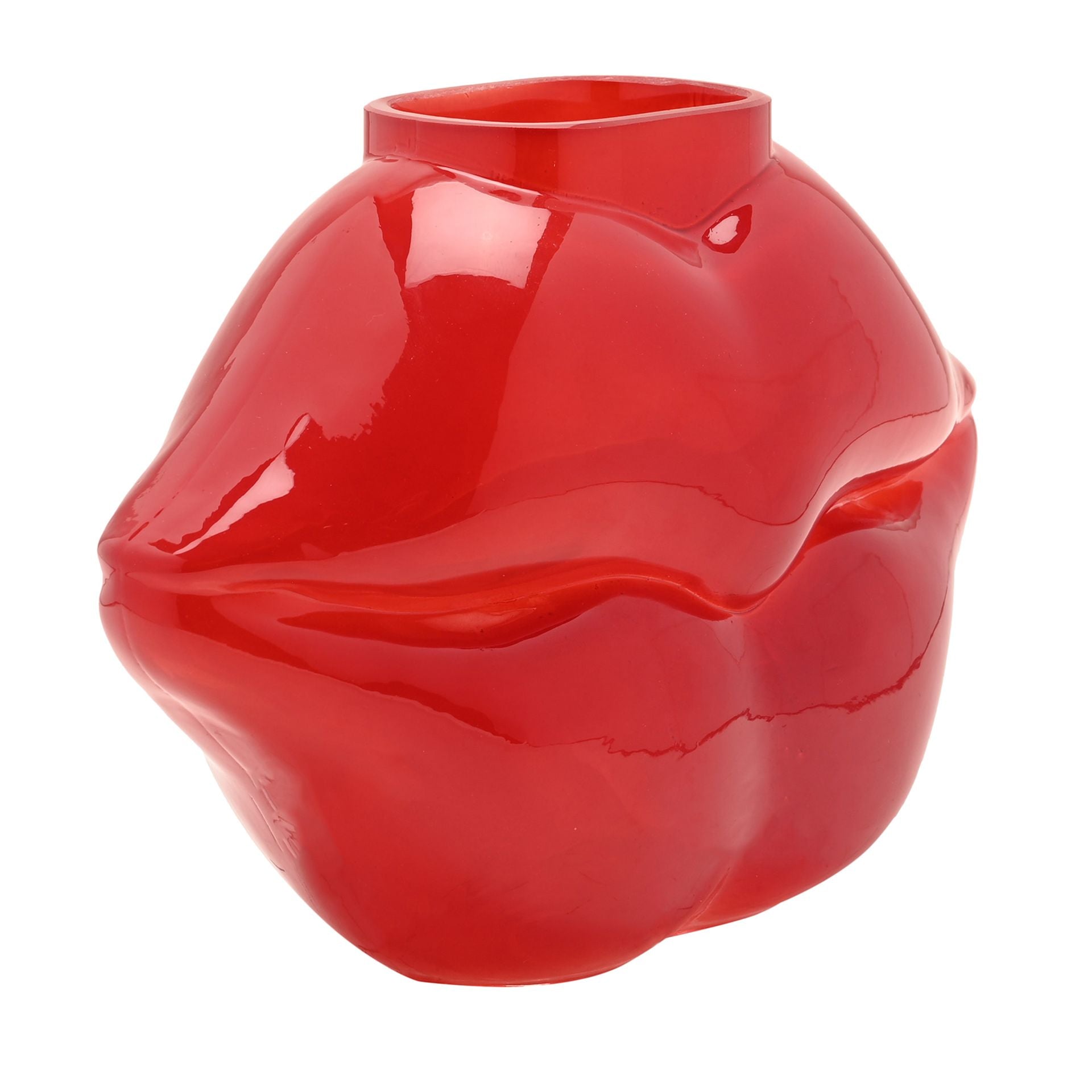 The Feel Good Club Glass Lips Vase