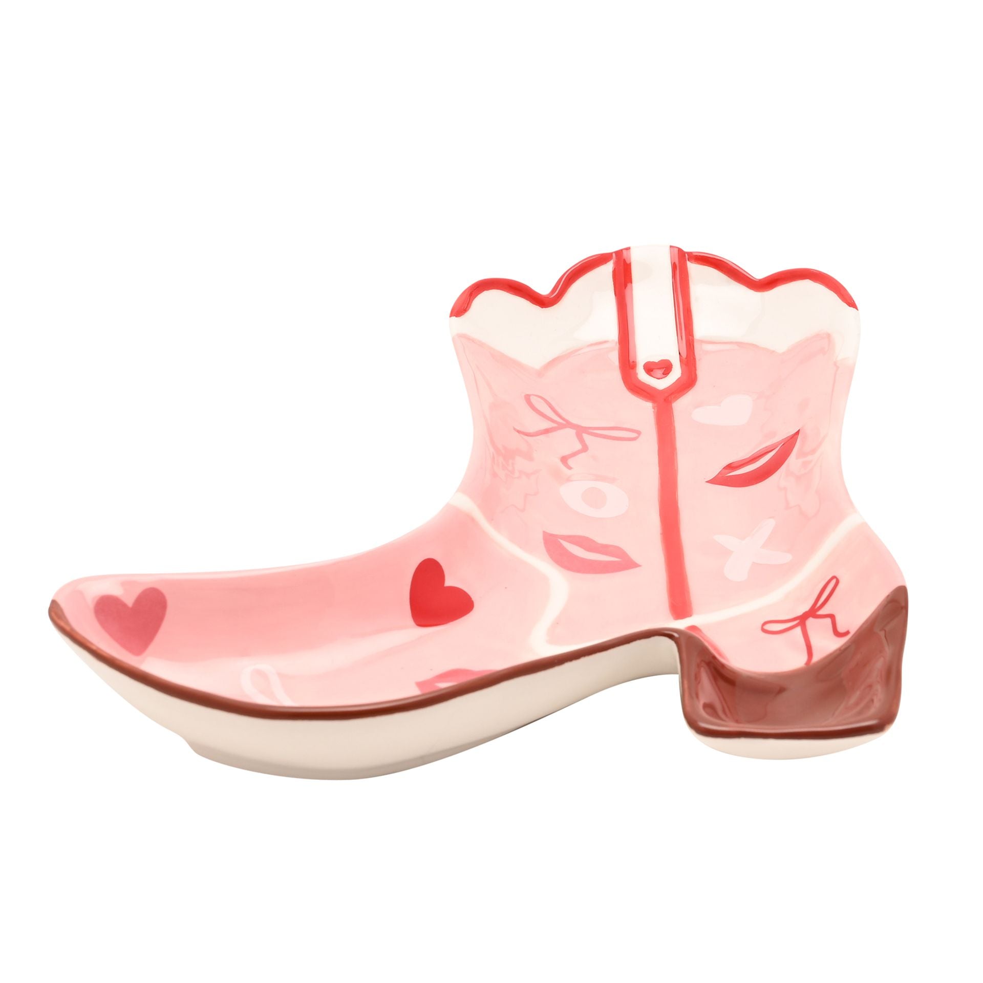 The Feel Good Club Cowgirl Boot Shaped Plate