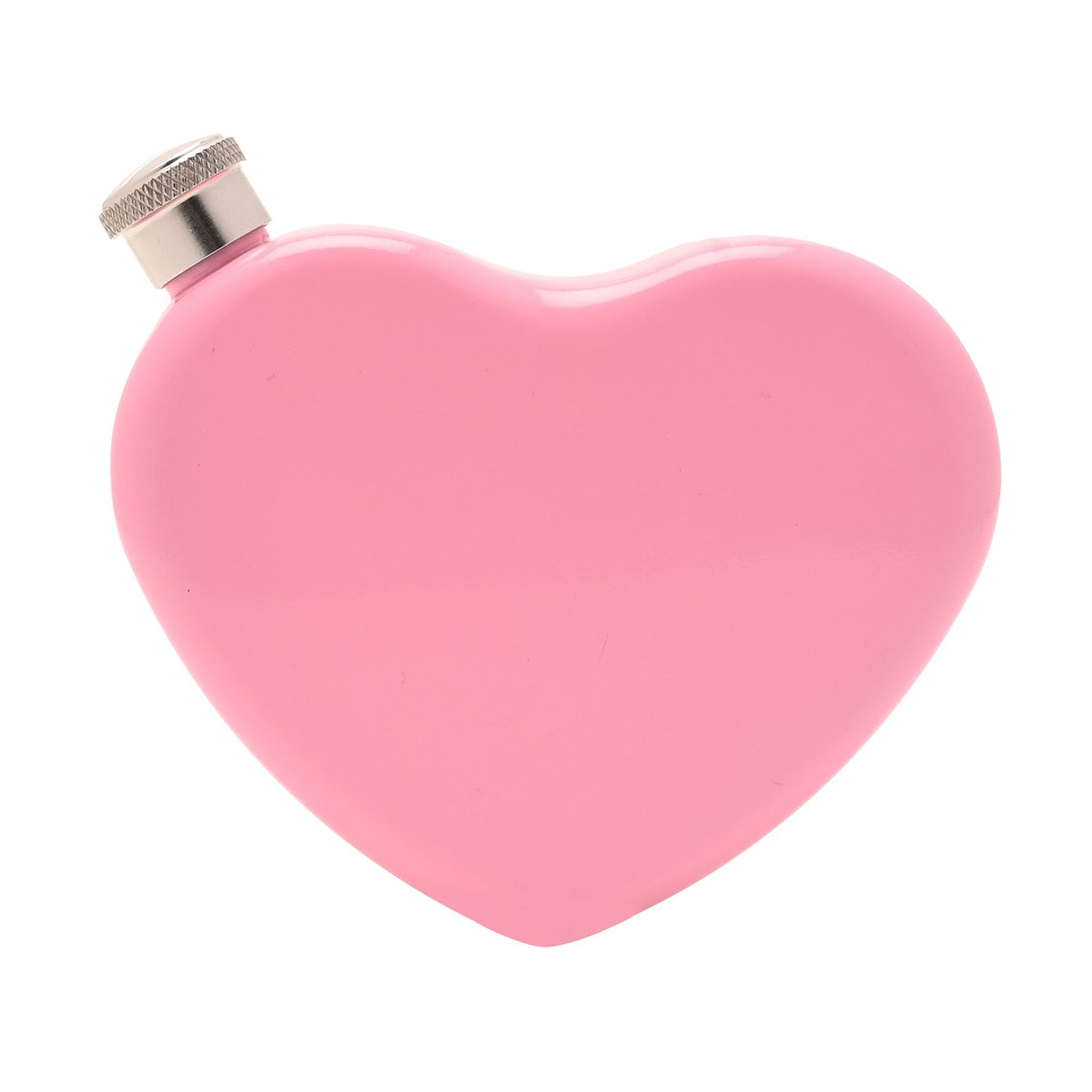 The Feel Good Club Pink Heart Shaped Hip Flask 5oz
