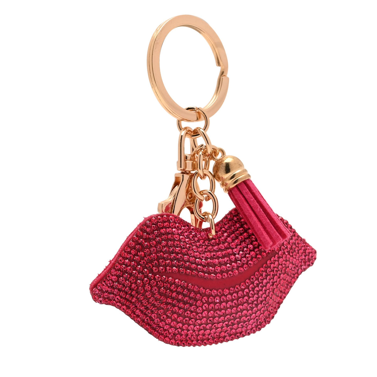 The Feel Good Club Smooch Lips Bag Charm Keyring