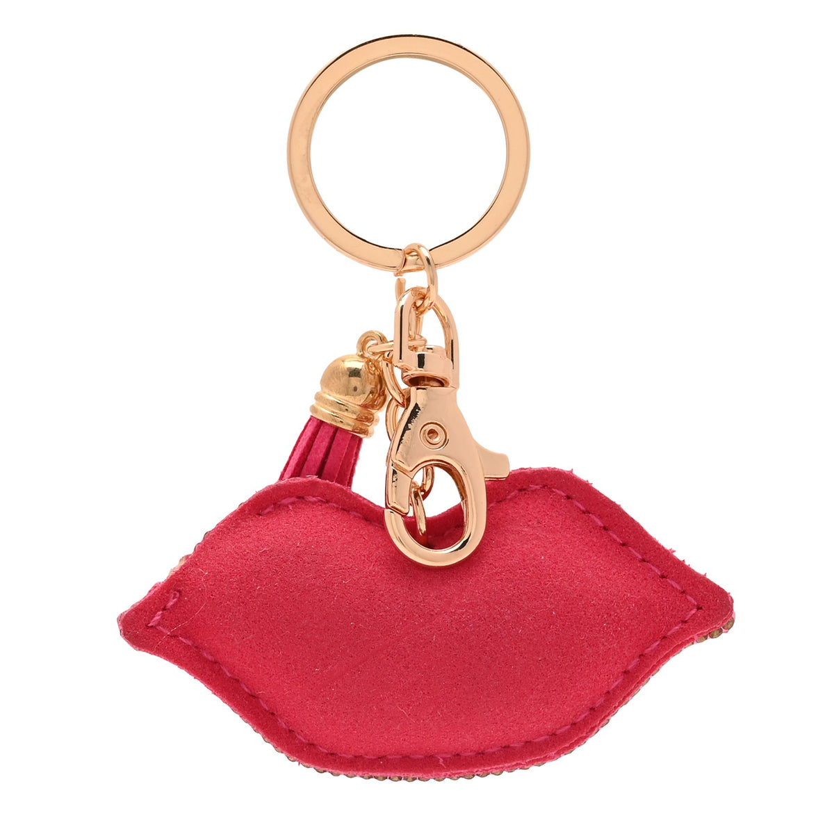 The Feel Good Club Smooch Lips Bag Charm Keyring