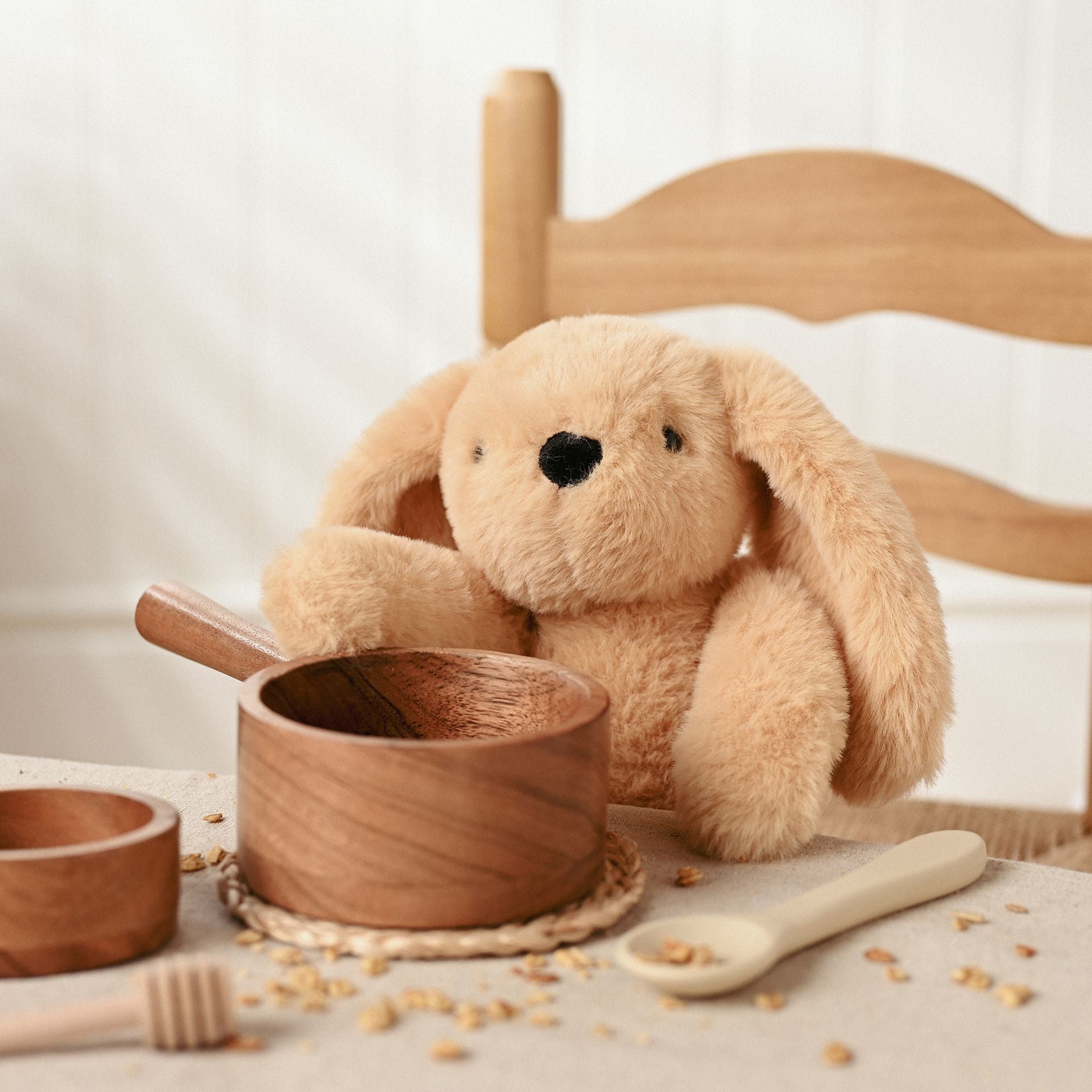 Oatey The Plush Long Leg Light Brown Bunny 35 cm