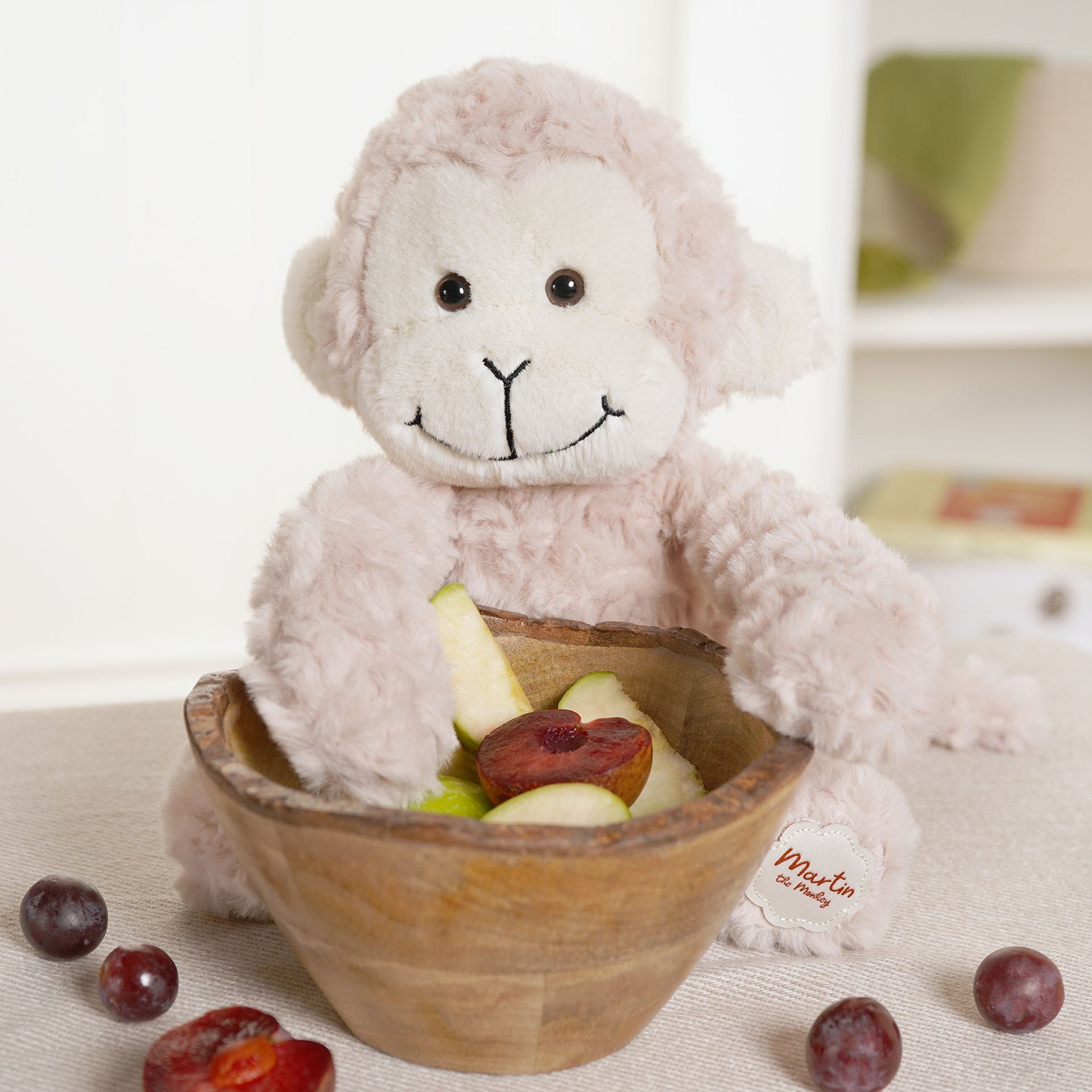 Martin The Plush Sitting Light Brown Monkey 22 cm