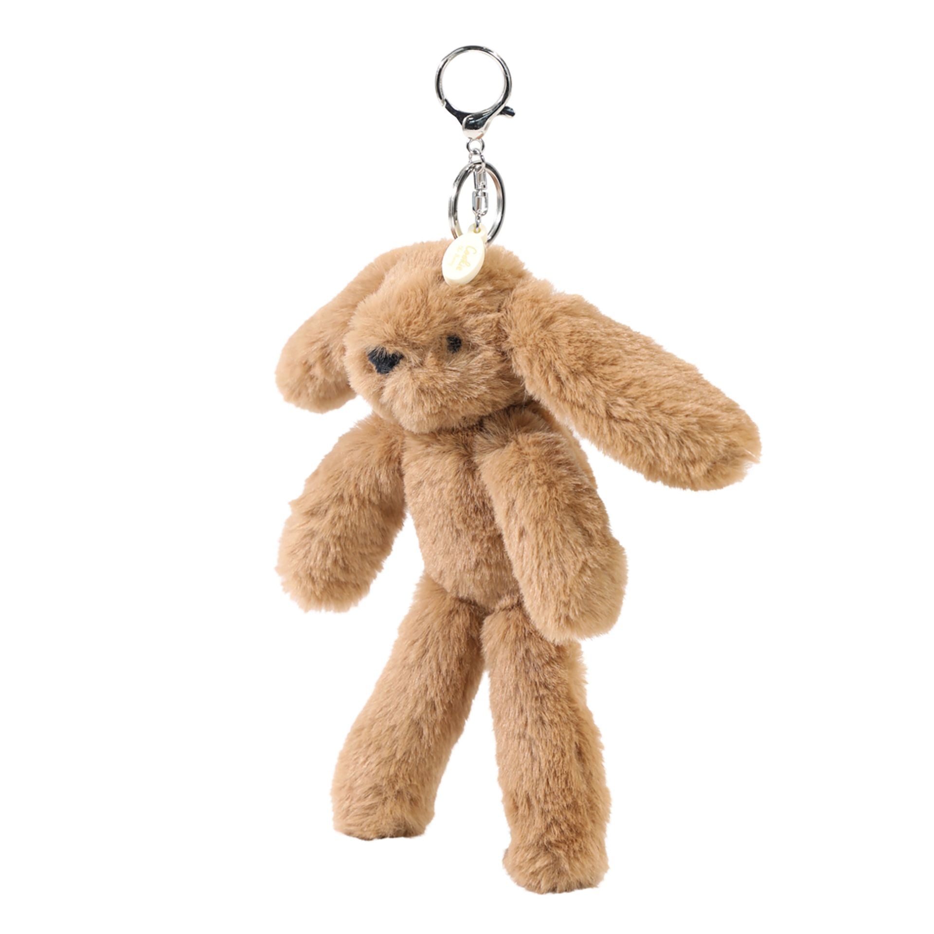 Cookie The Plush Dark Brown Bunny Keyring