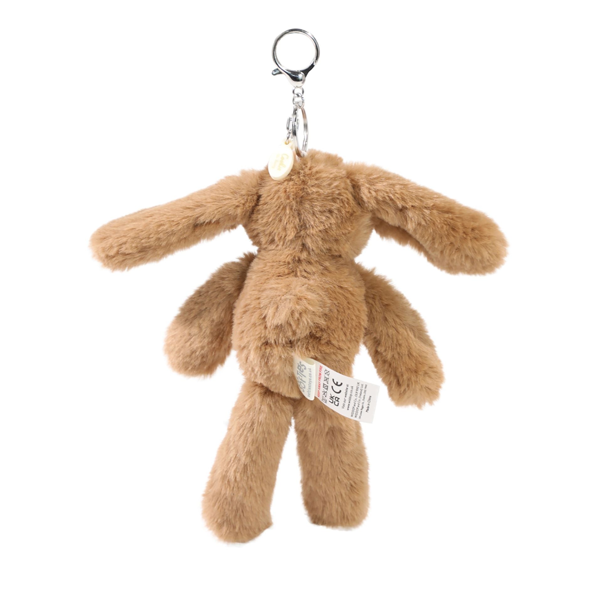 Cookie The Plush Dark Brown Bunny Keyring