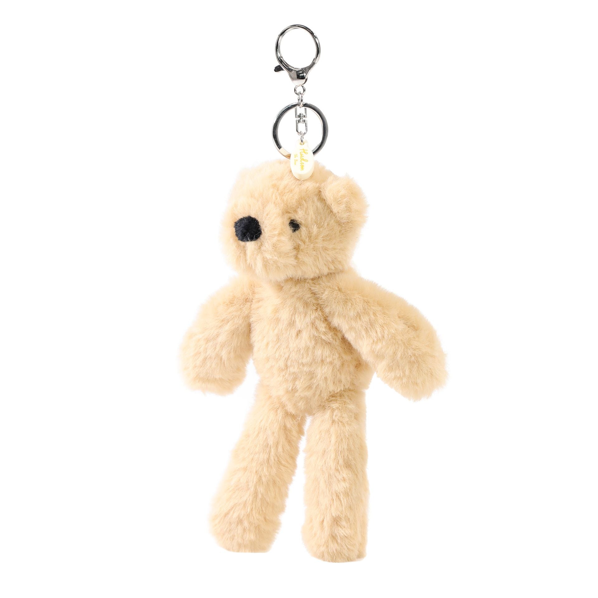 Hudson The Plush Light Brown Bear Keyring