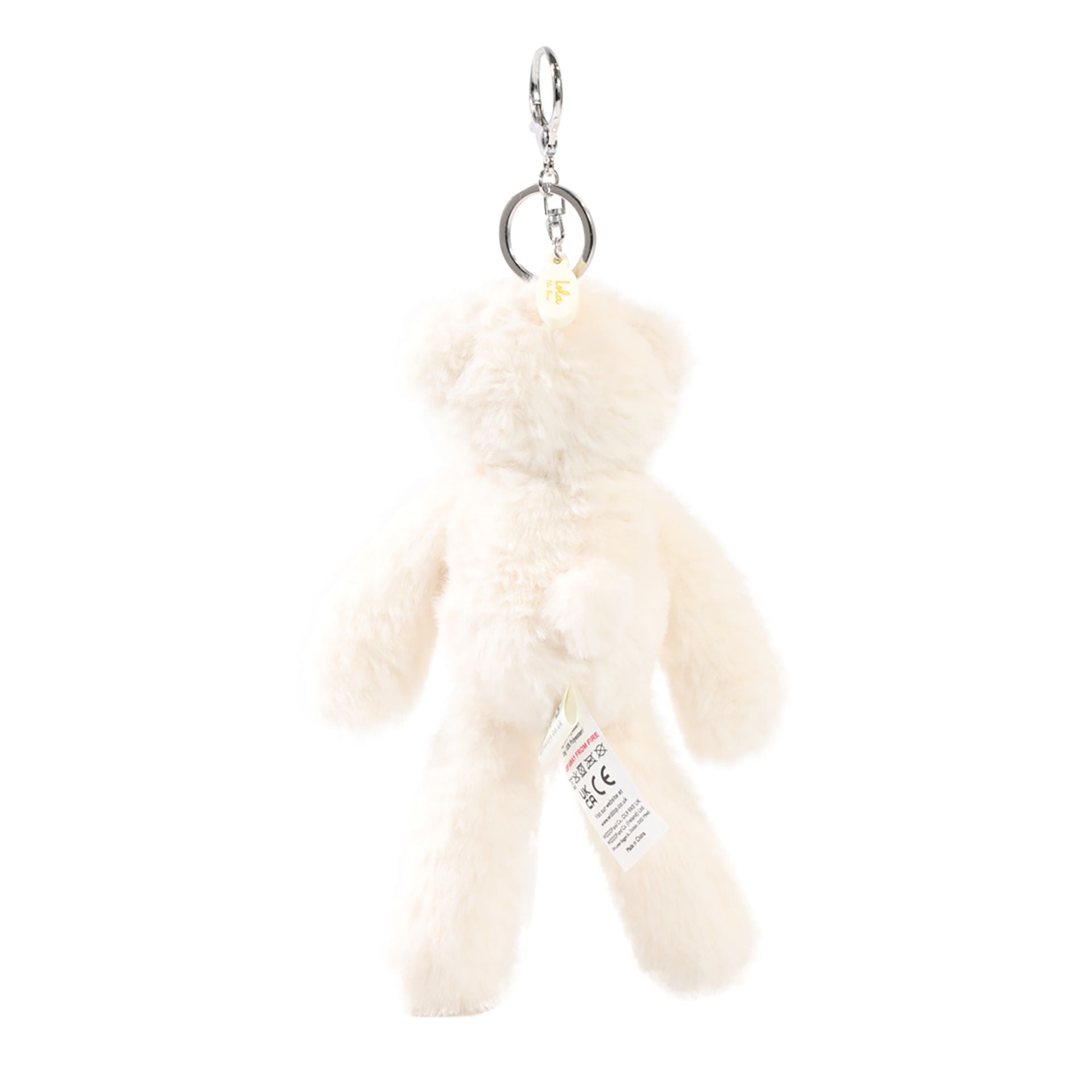 Lola The Plush Cream Bear Keyring