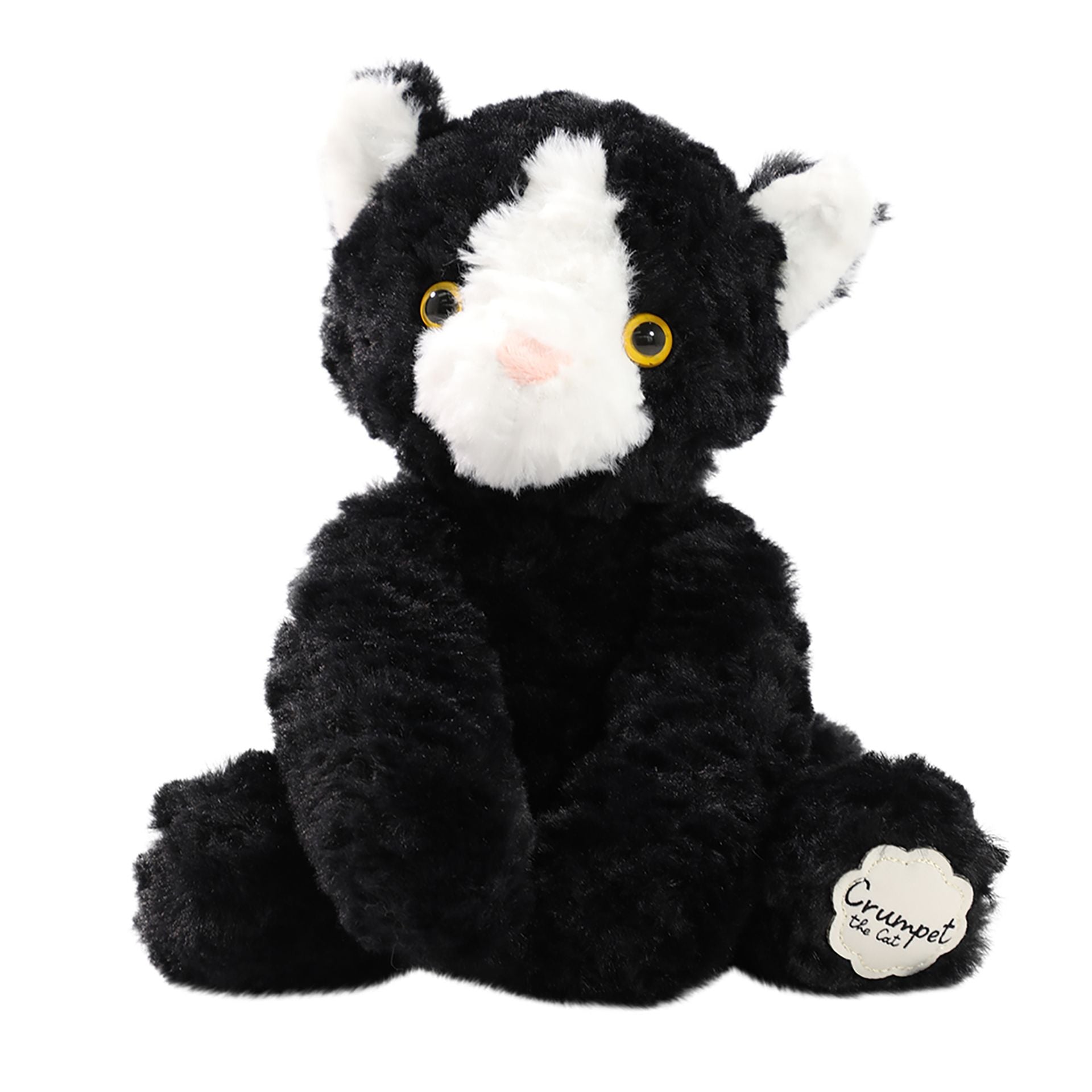 Crumpet The Plush Black and White Cat