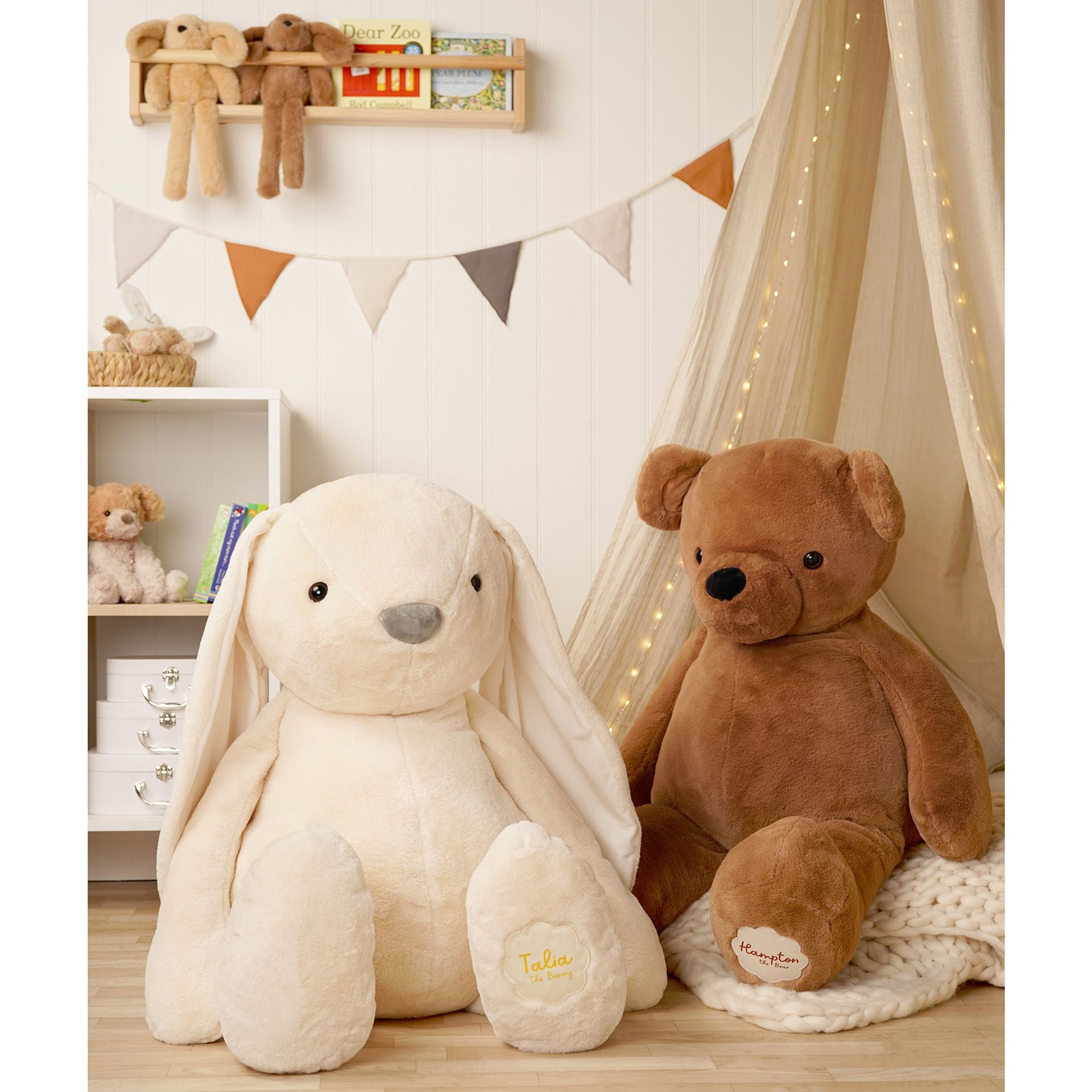 Talia The Plush Cream Giant Bunny