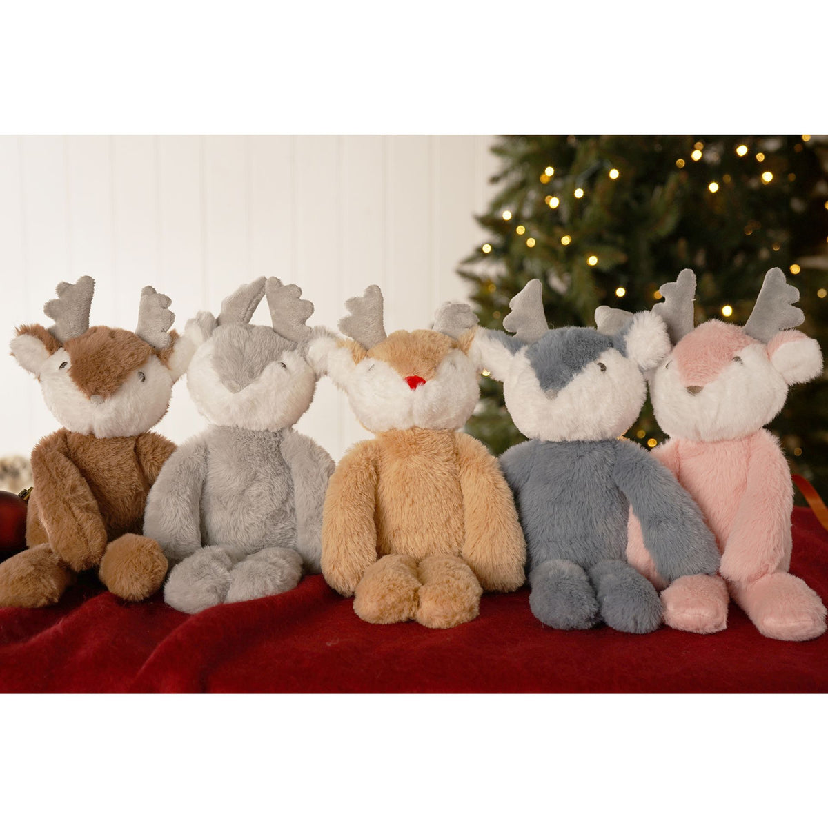Comet The Plush Long Leg Dark Brown Reindeer 30cm
