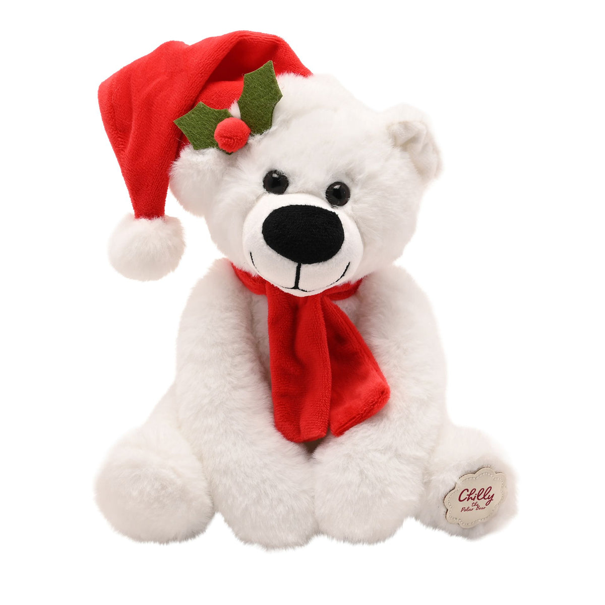 Polly The Plush Christmas Polar Bear 28cm