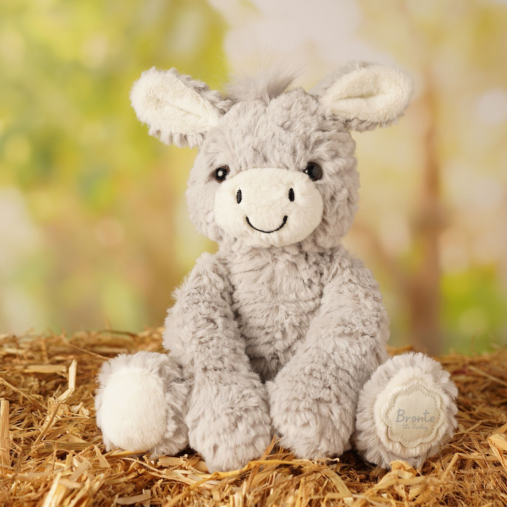 Bronte The Plush Sitting Donkey 22cm