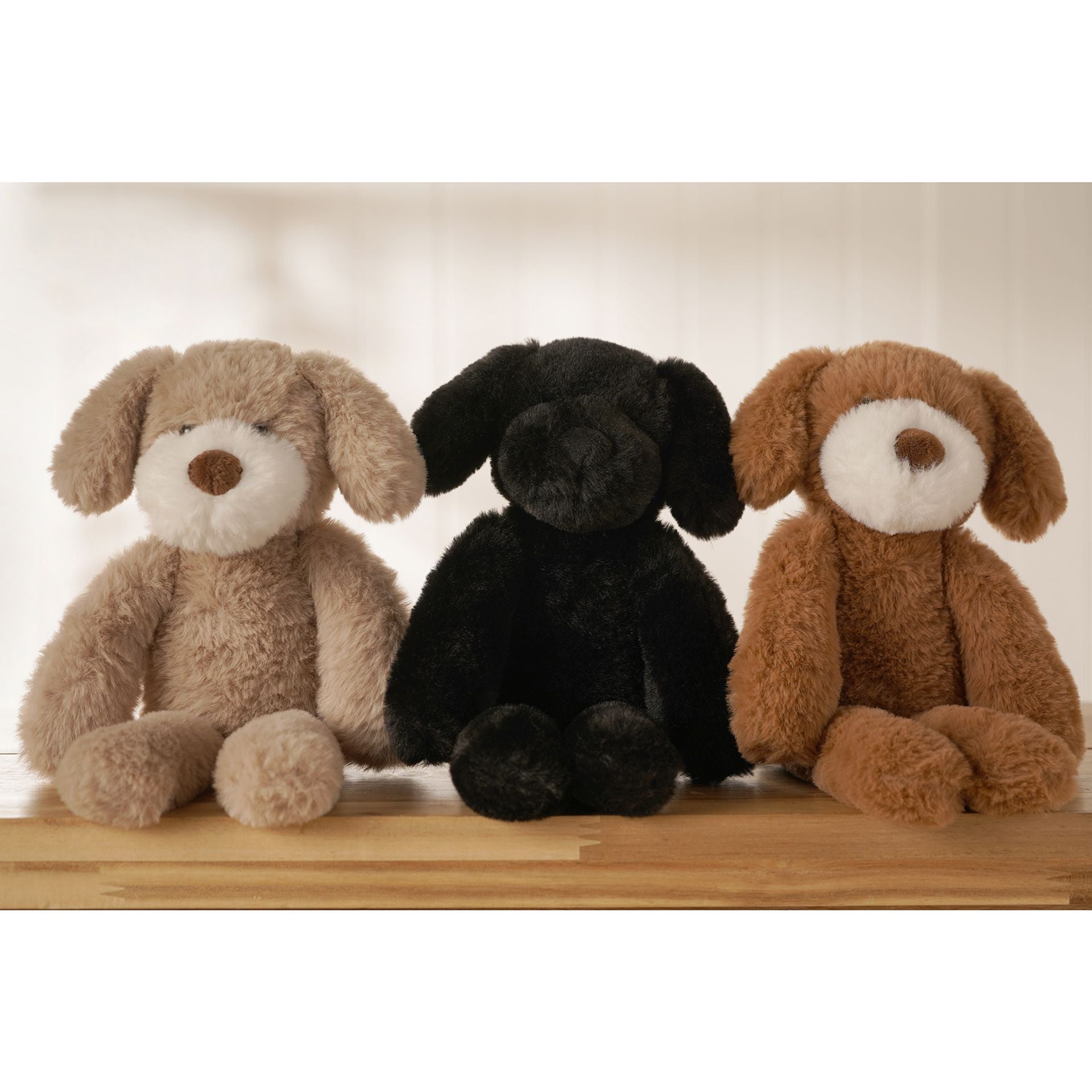 Coco The Plush Long Leg Dark Brown Puppy 30cm