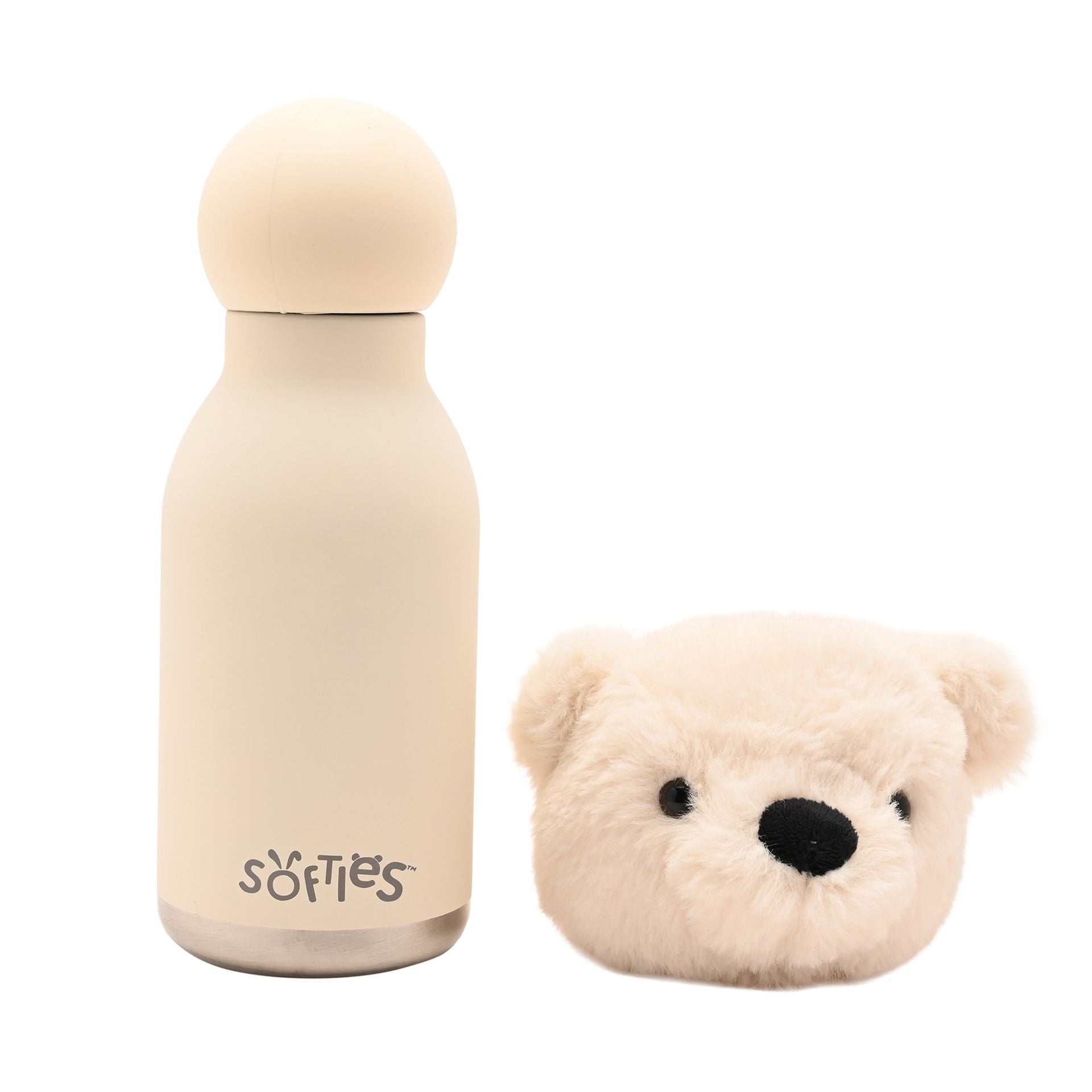 Lola The Plush Teddy White Stainless Steel Water Bottle 23cm / 500ml