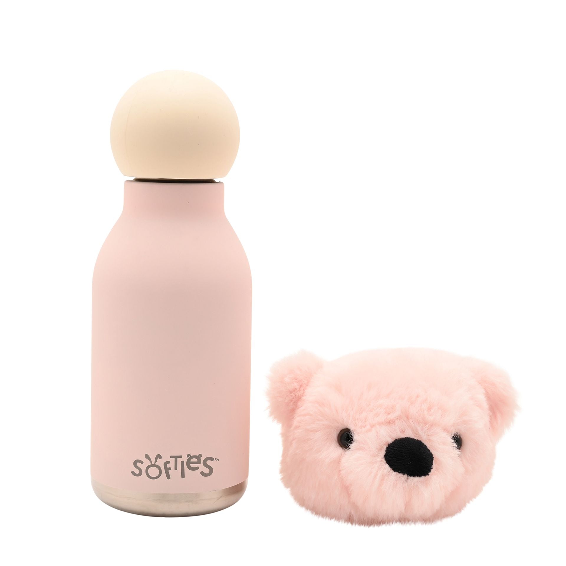 Willow The Plush Teddy Pink Stainless Steel Water Bottle 23cm / 500ml