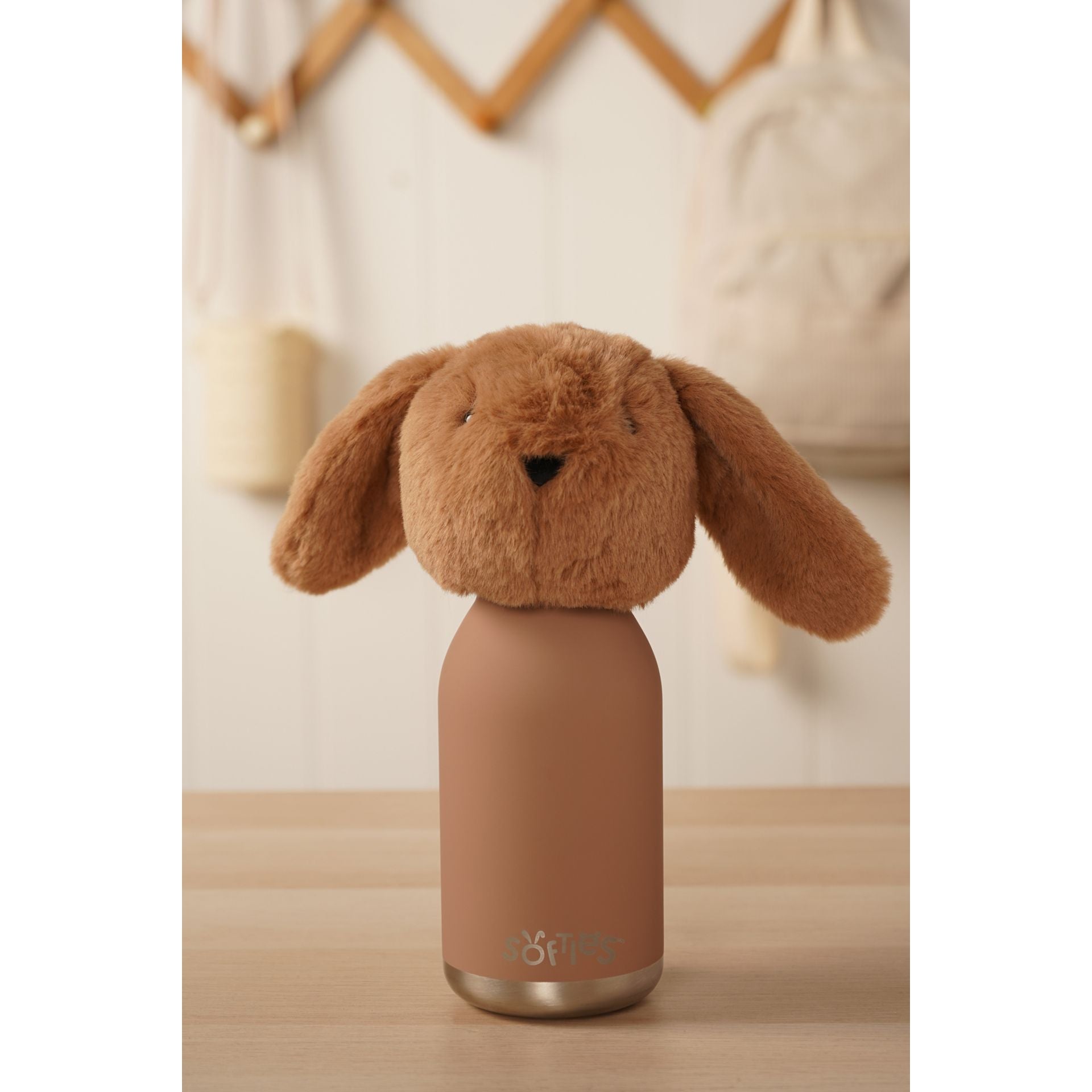 Cookie The Plush Bunny Dark Brown Stainless Steel Water Bottle 23cm / 500ml