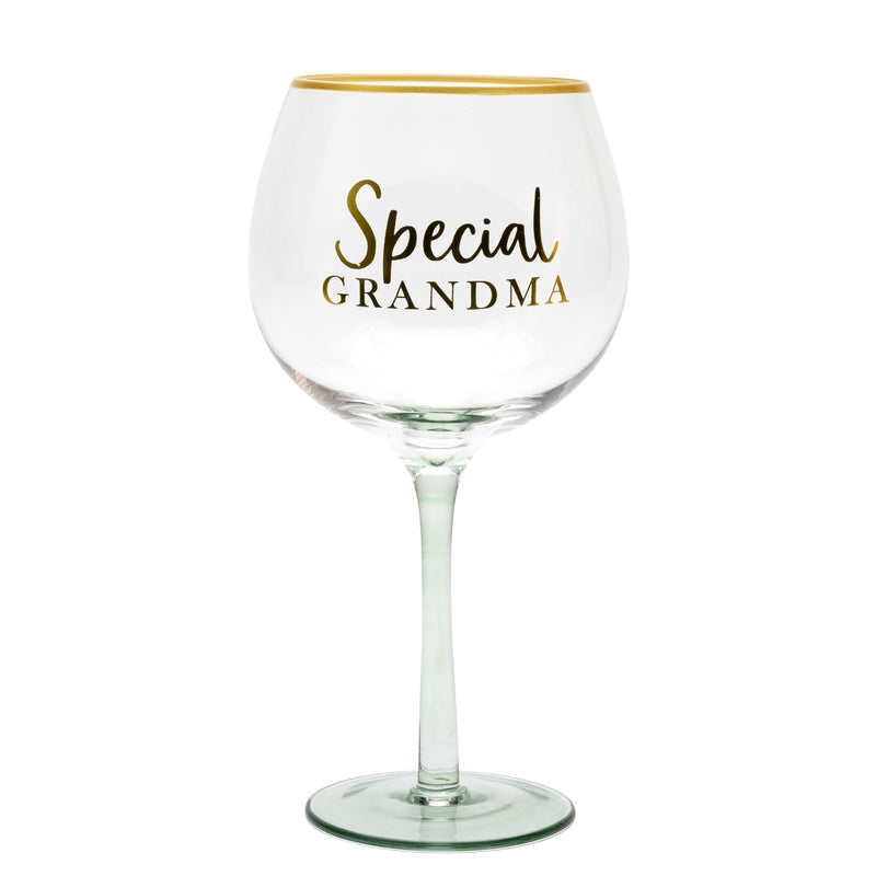 Peaches & Cream Gin Glass - Grandma