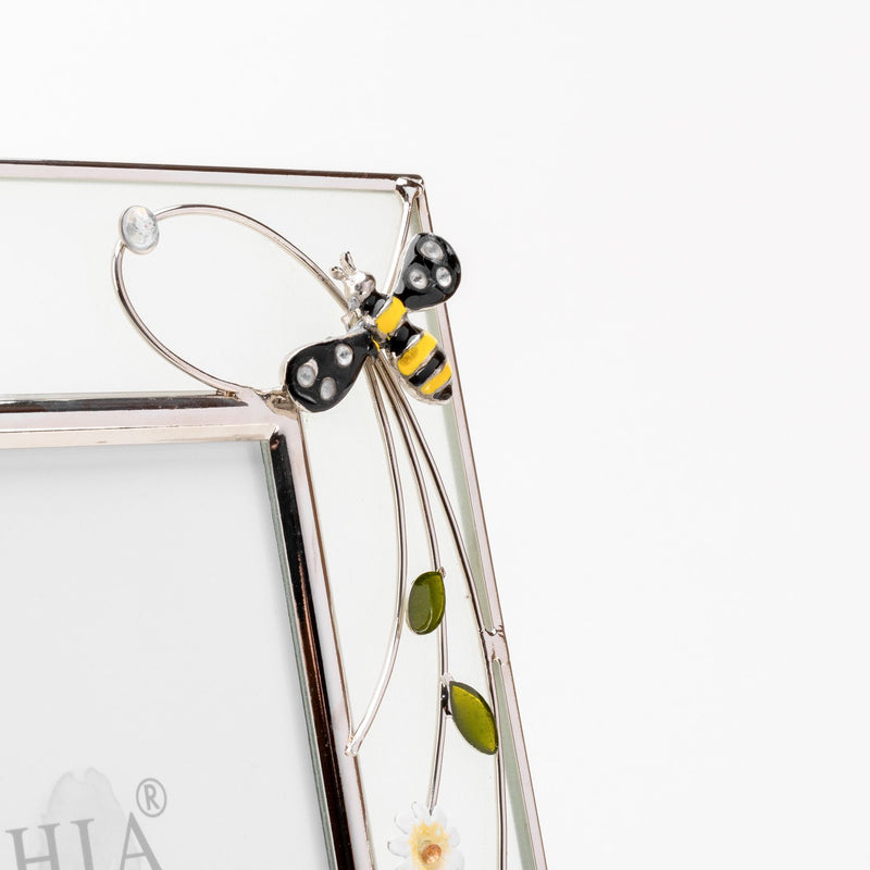 Sophia Classic Glass & Wire Bumble Bee Frame 5" x 7"