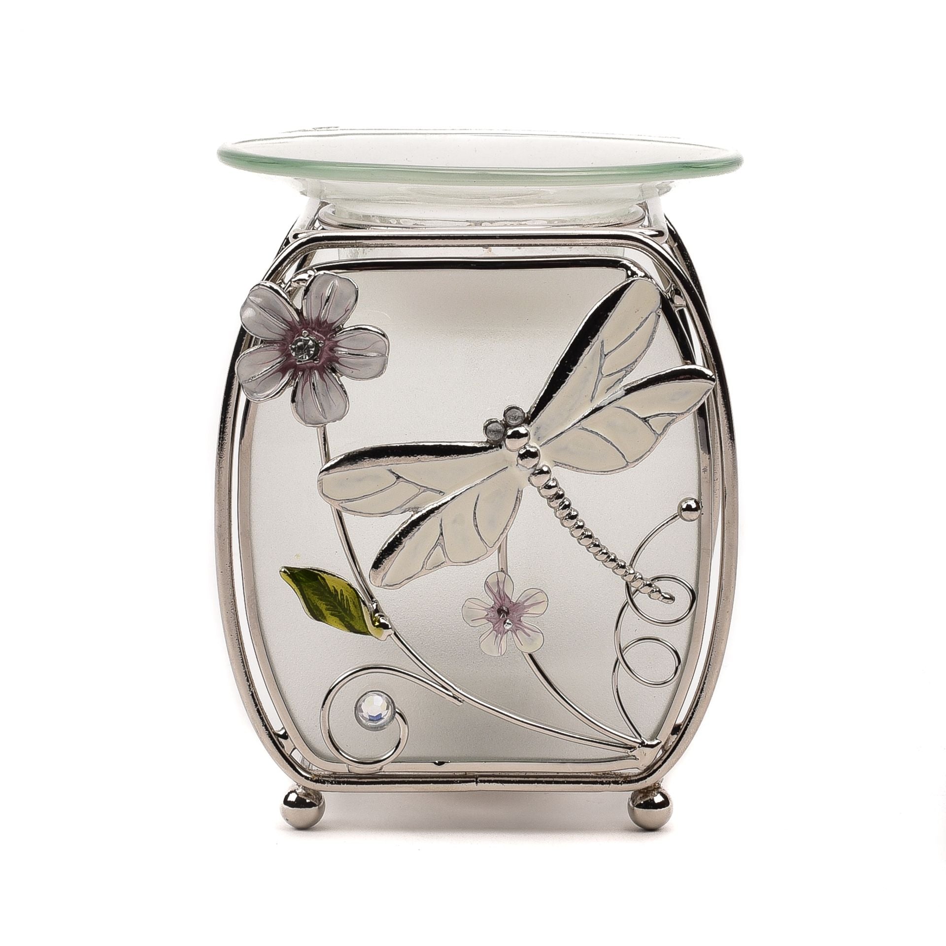 Sophia Classic Glass & Wire Dragonfly Oil Burner