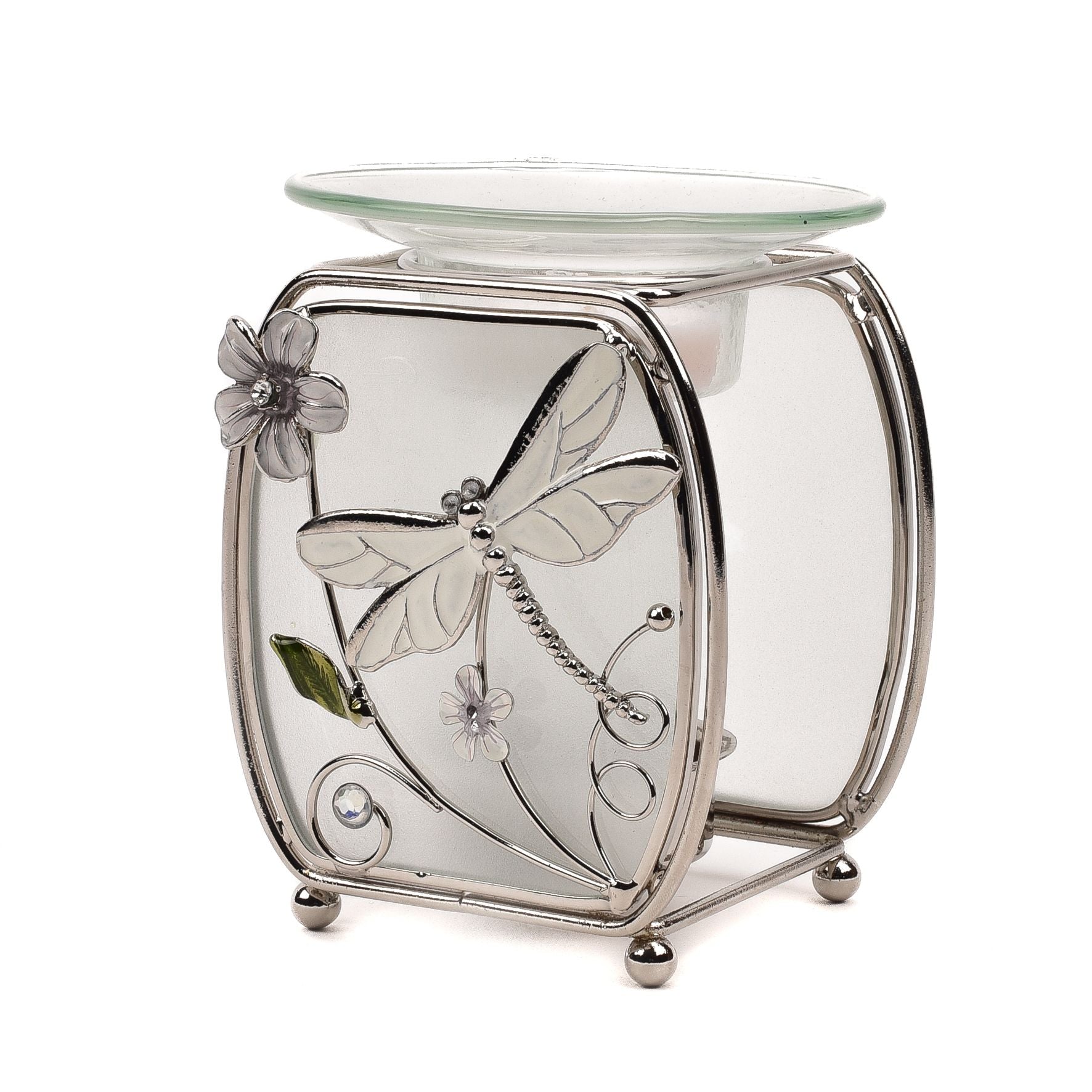 Sophia Classic Glass & Wire Dragonfly Oil Burner