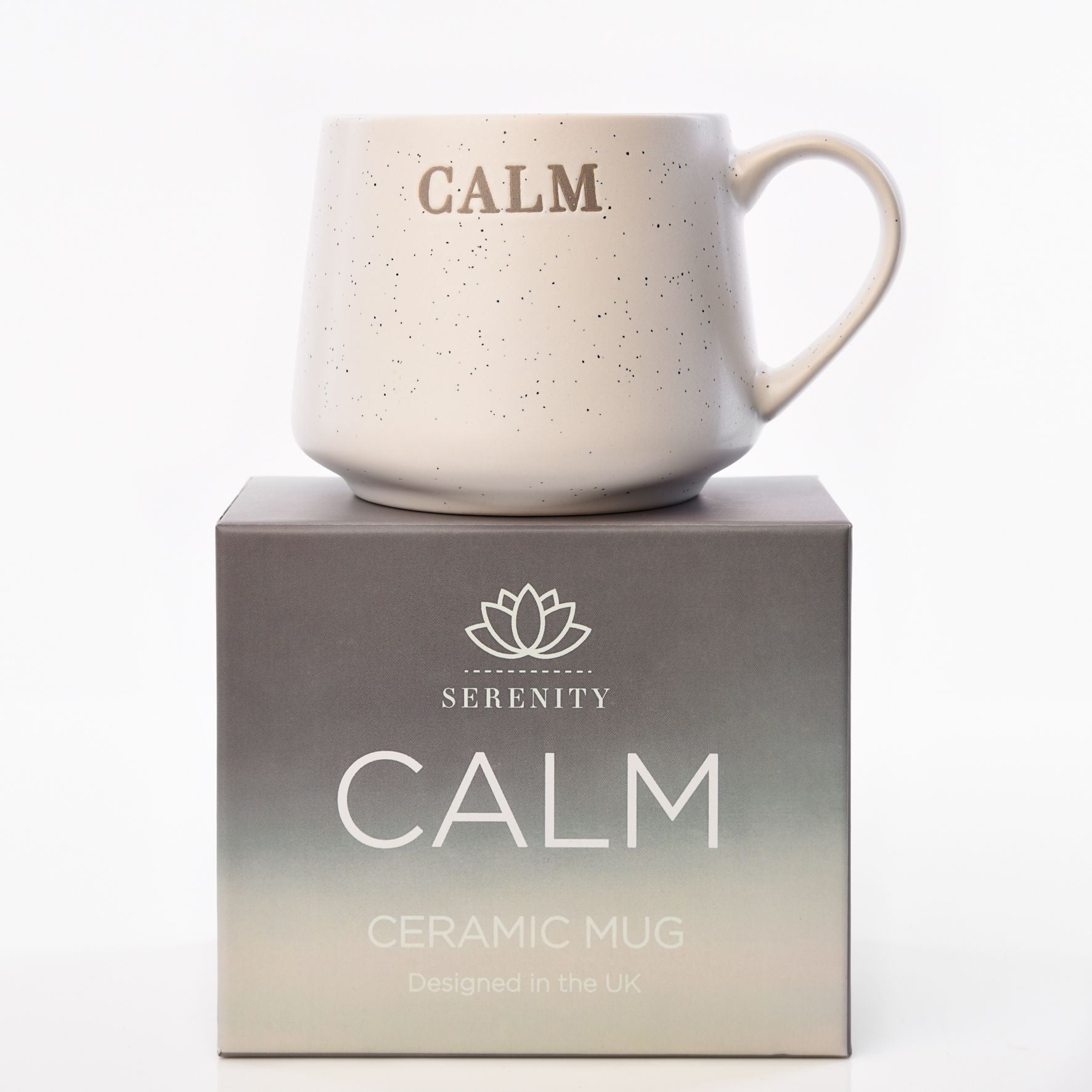 Serenity De-Bossed Mug "Calm"