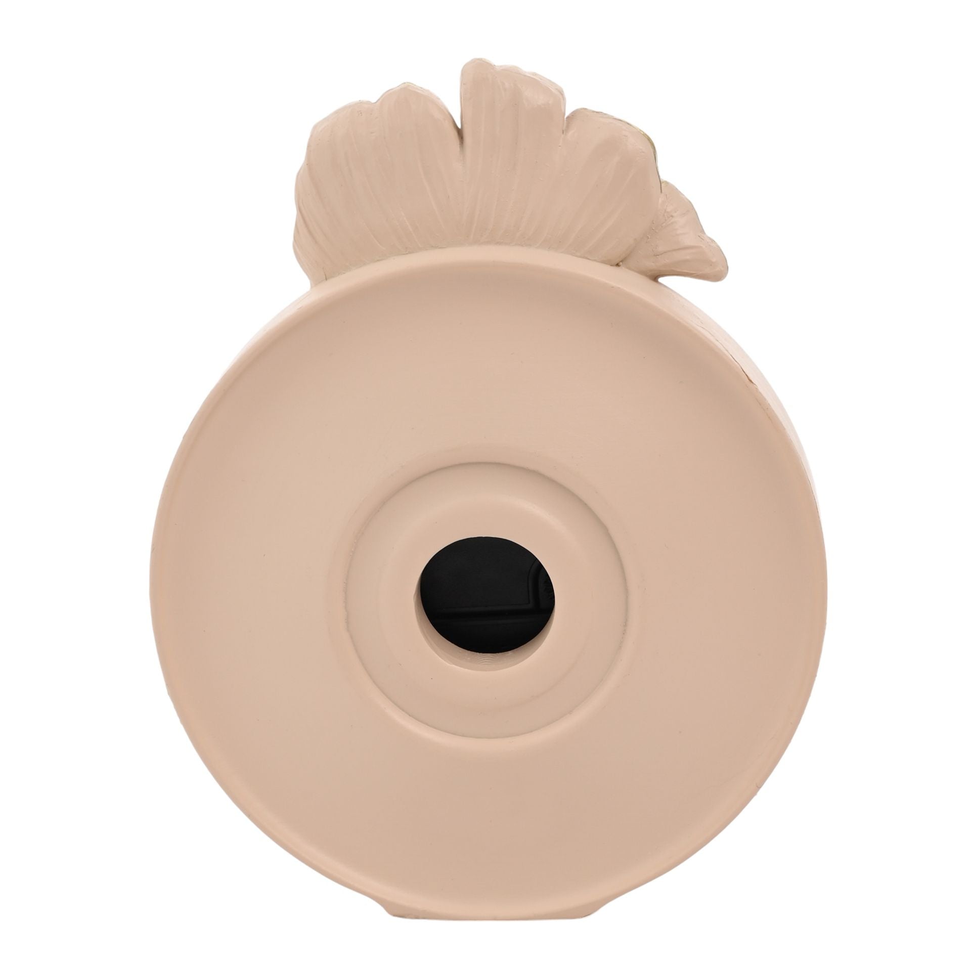 Sophia Classic Ginkgo Blush Round Mantel Clock