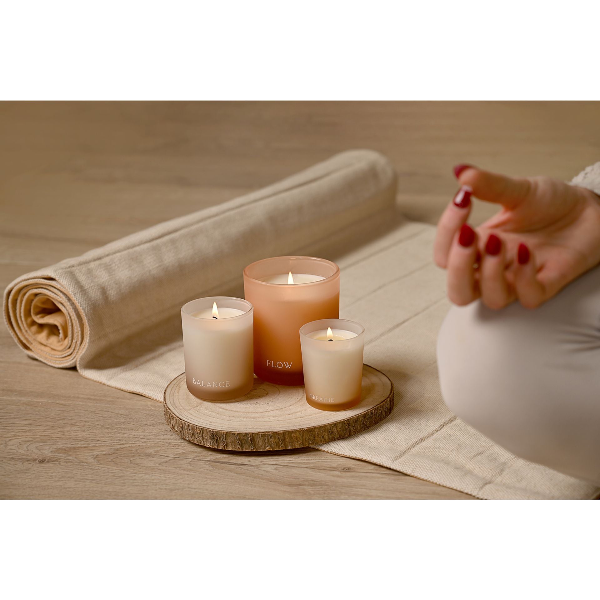 Serenity Balance Candle 120g Pink Pepper, Geranium & Amber