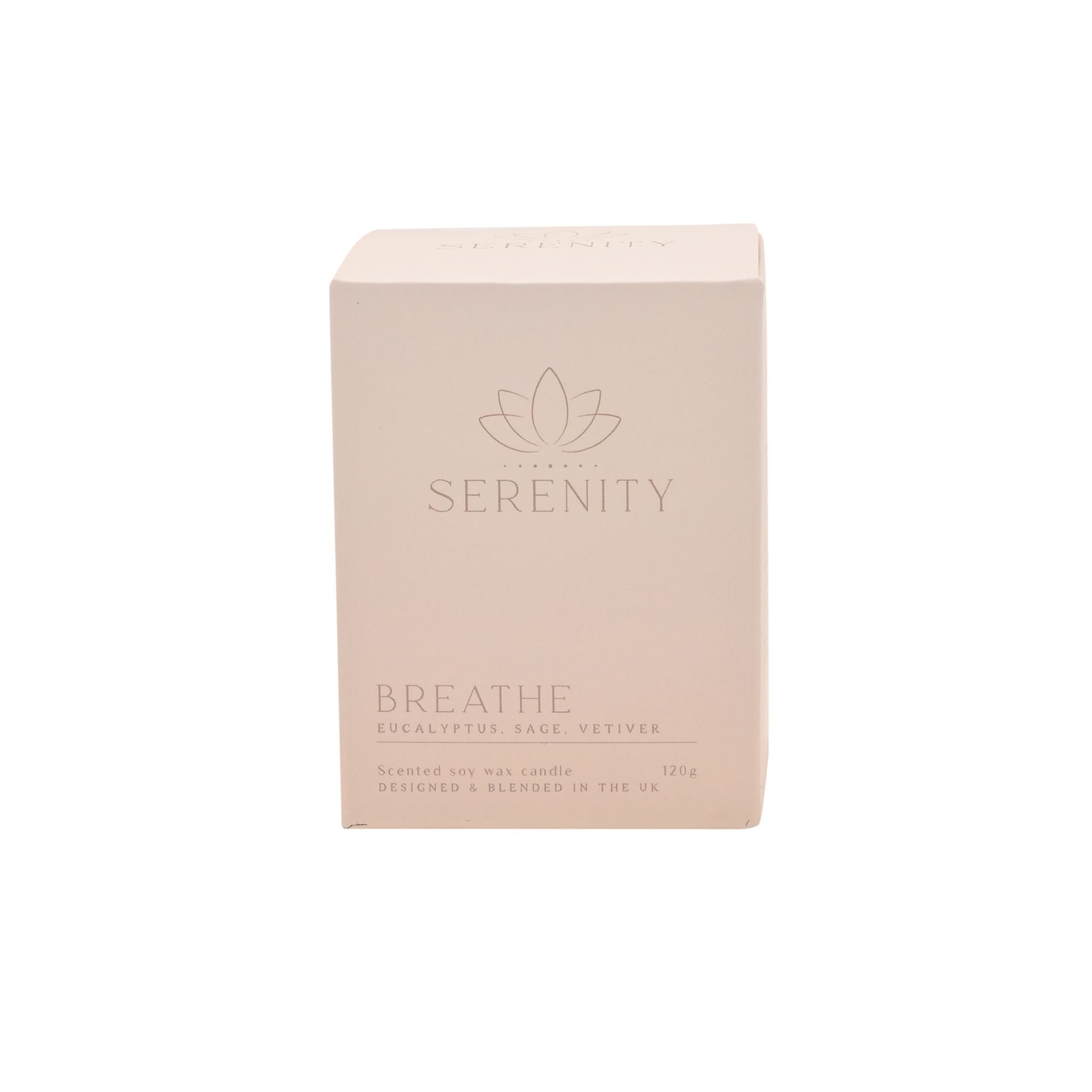 Serenity Breathe Candle 120g Eucalyptus, Sage & Vetiver