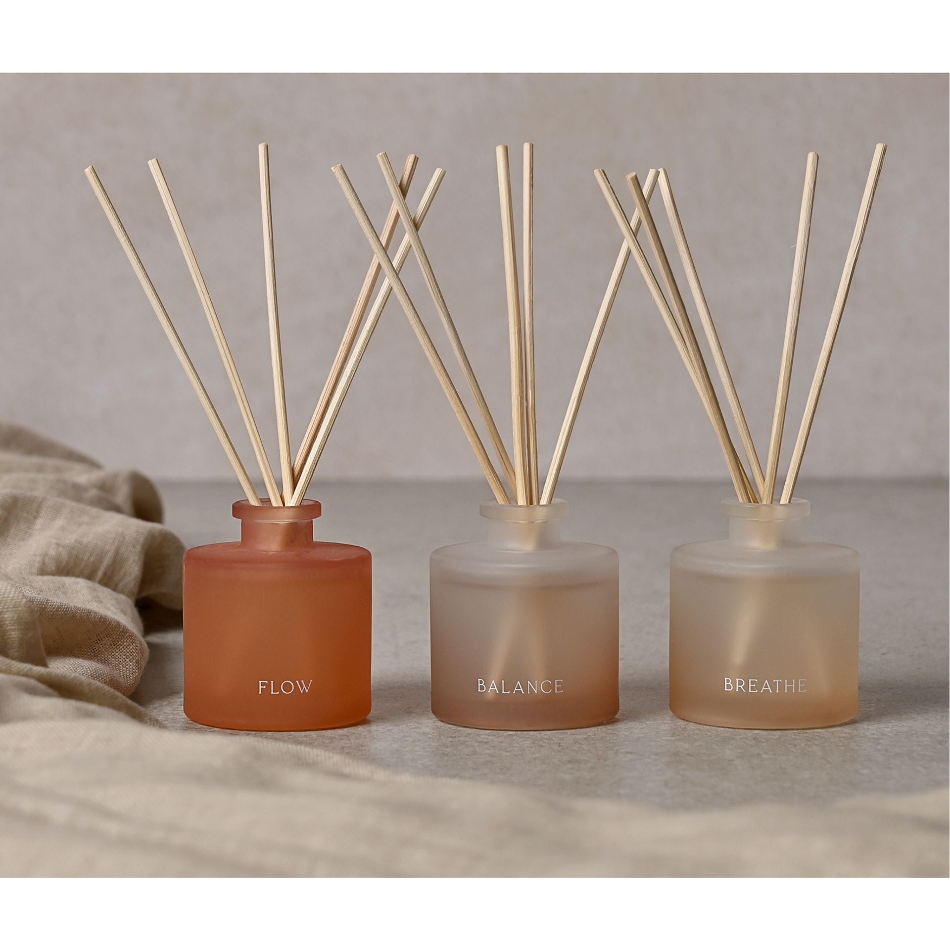 Serenity Tranquil Set of 3 Diffusers - Flow, Balance & Breathe
