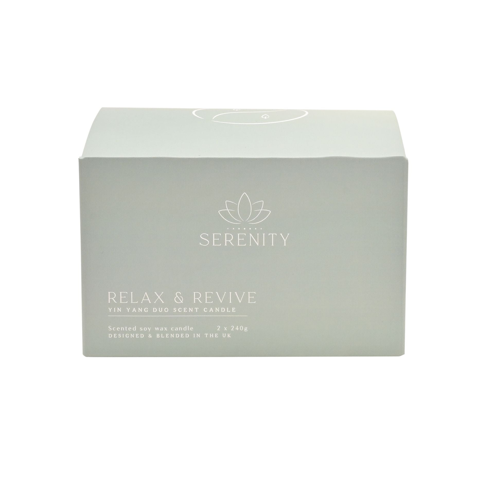 Serenity Yin Yan Relax & Revive Ceramic Candle