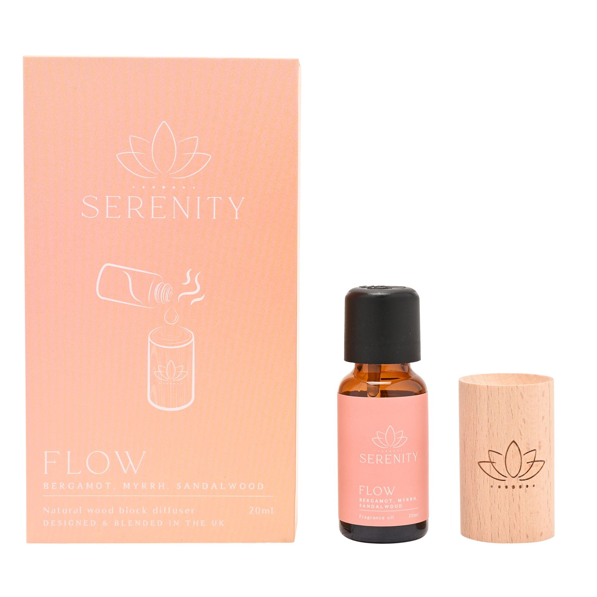 Serenity Flow Wood Oil Diffuser
