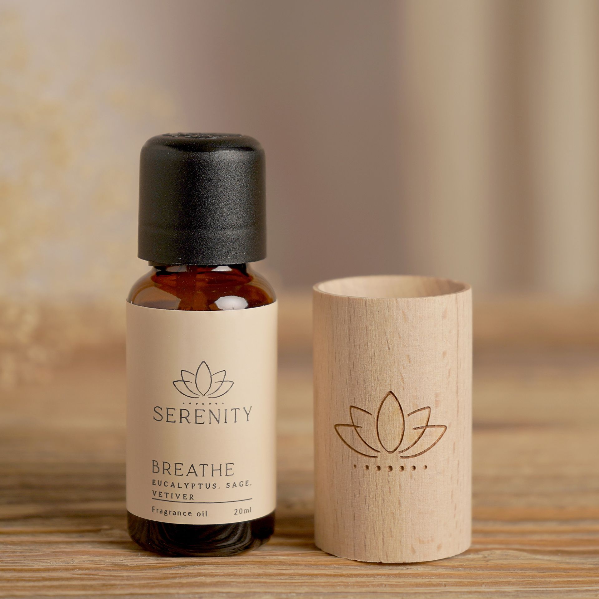 Serenity Breathe Wood Oil Diffuser