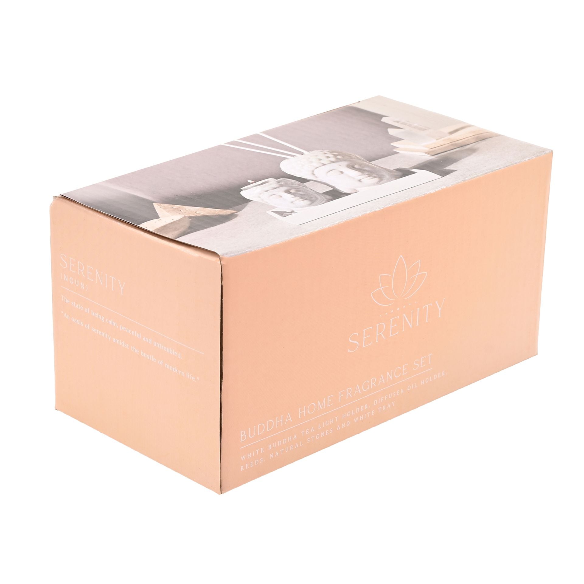 Serenity Buddha Home Fragrance Set - White