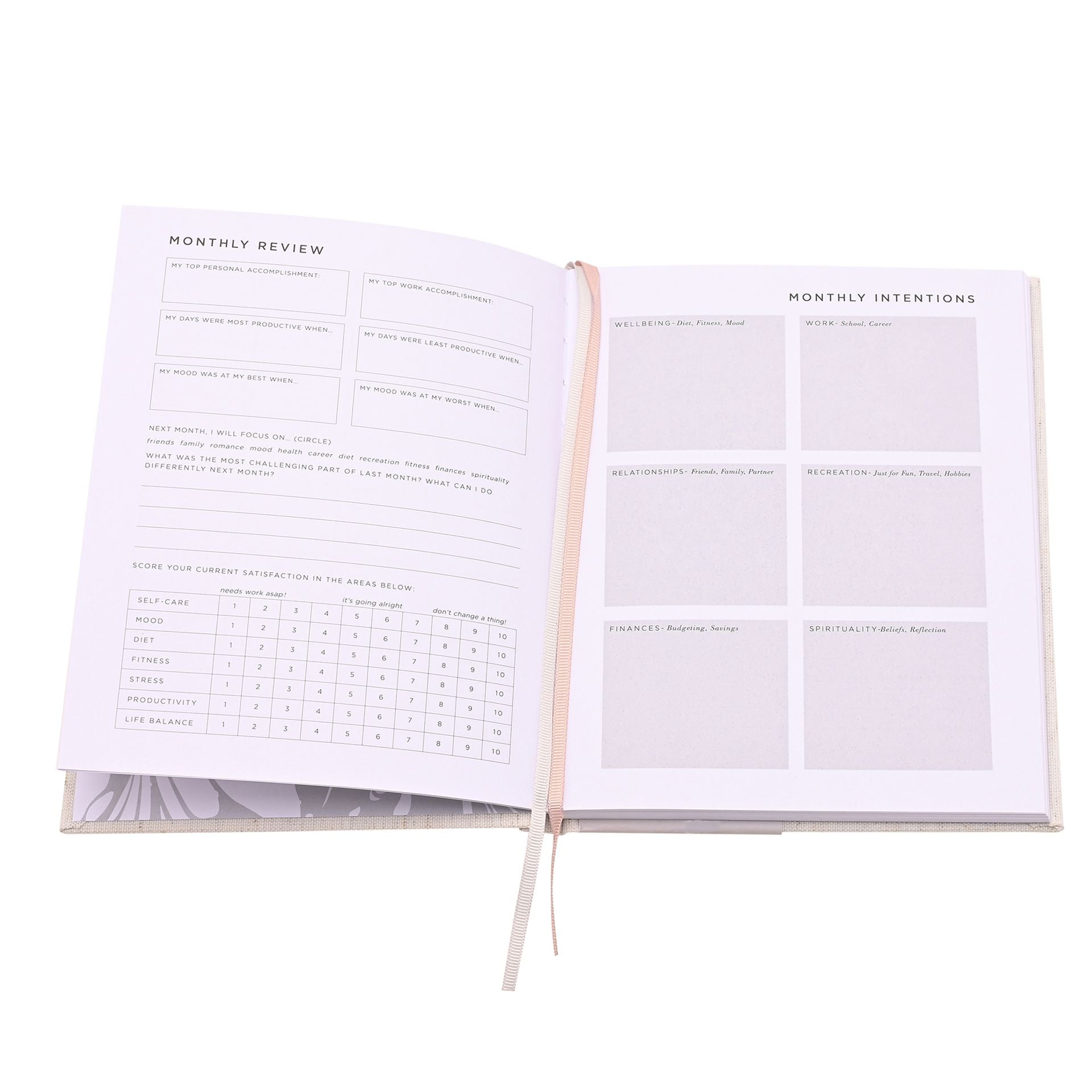 Serenity Self Care Planner