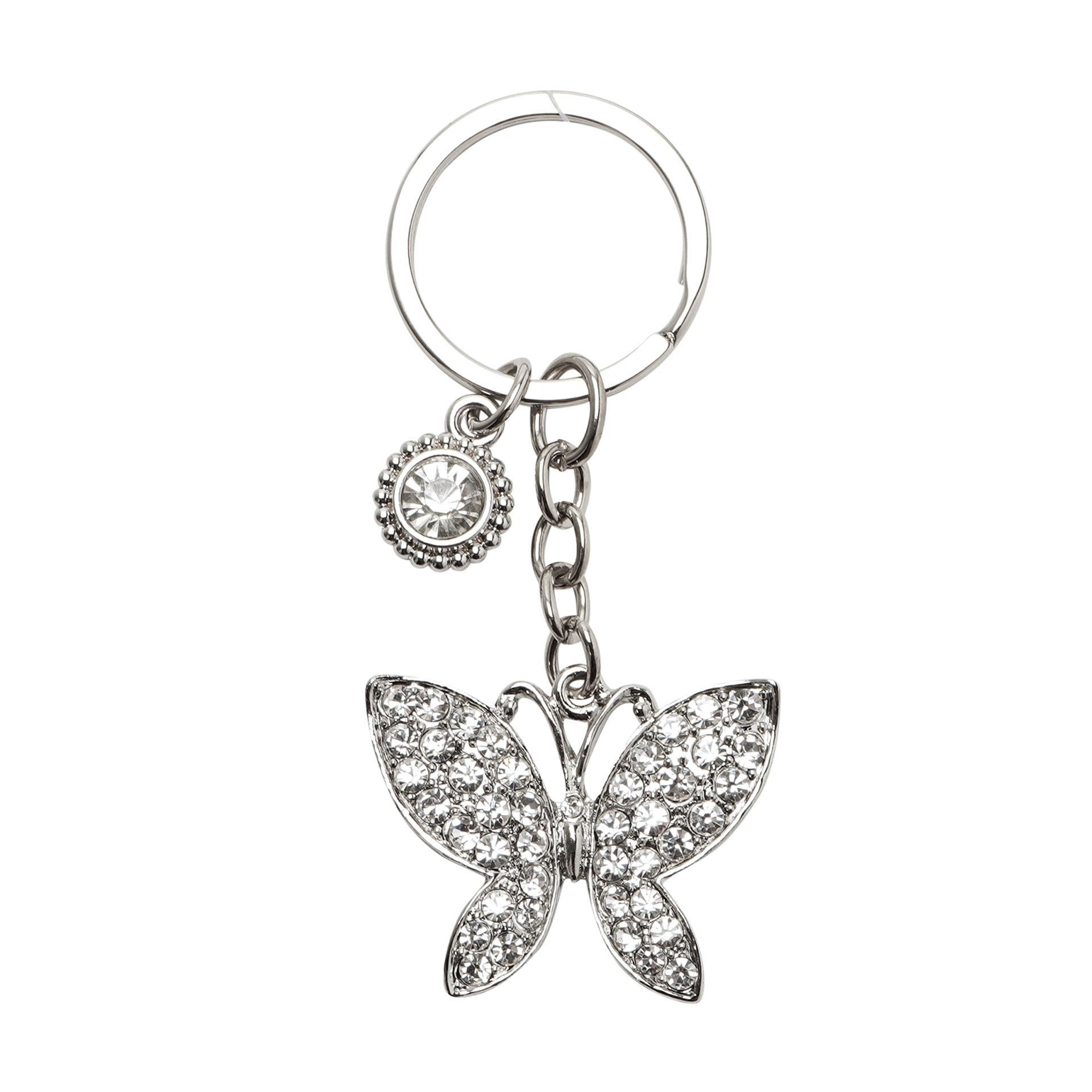 Sophia Classic Crystal Butterfly Keyring