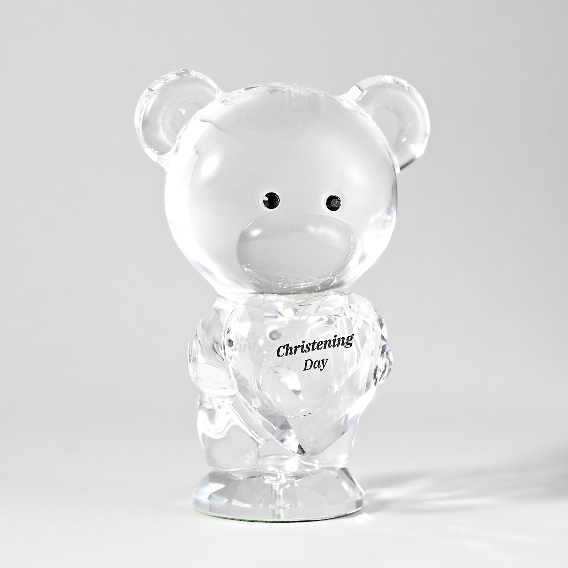 Crystocraft Crystal Bear - Christening Day